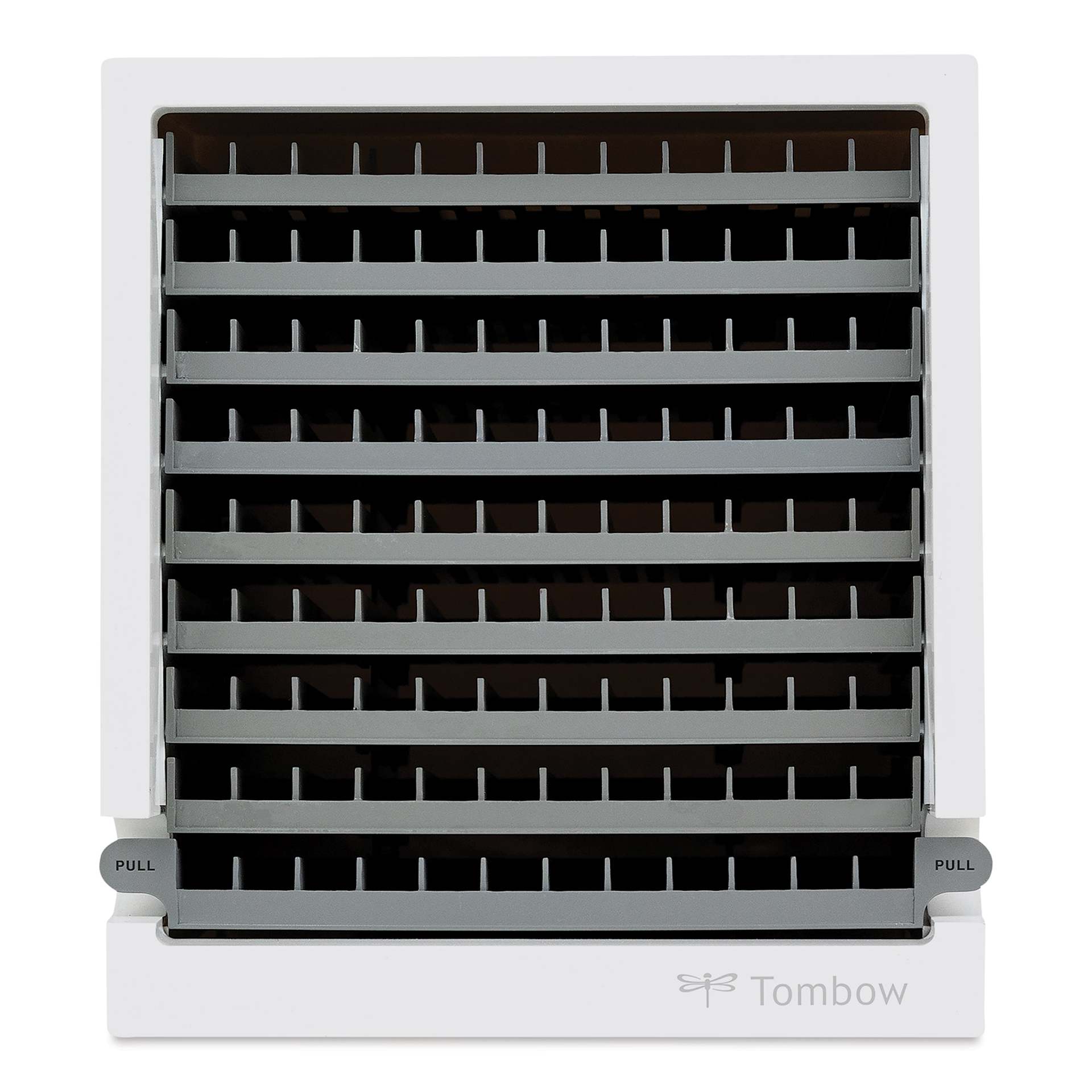 Tombow Marker Desktop Organizer (all slots empty, front-view)
