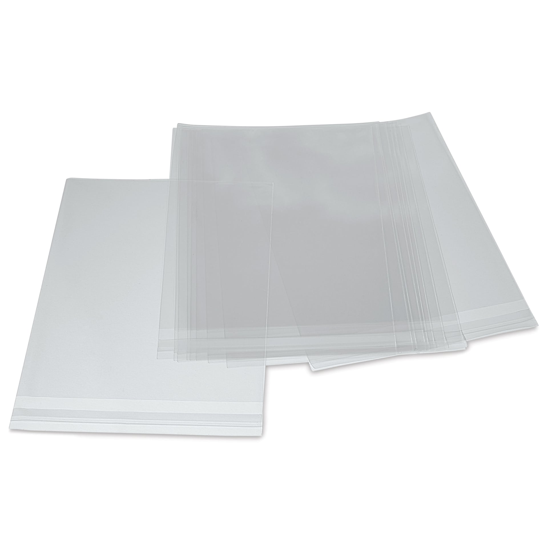 Blick Archival Bag Pack - 8-1/2" x 11", Pkg of 10, bags laid out