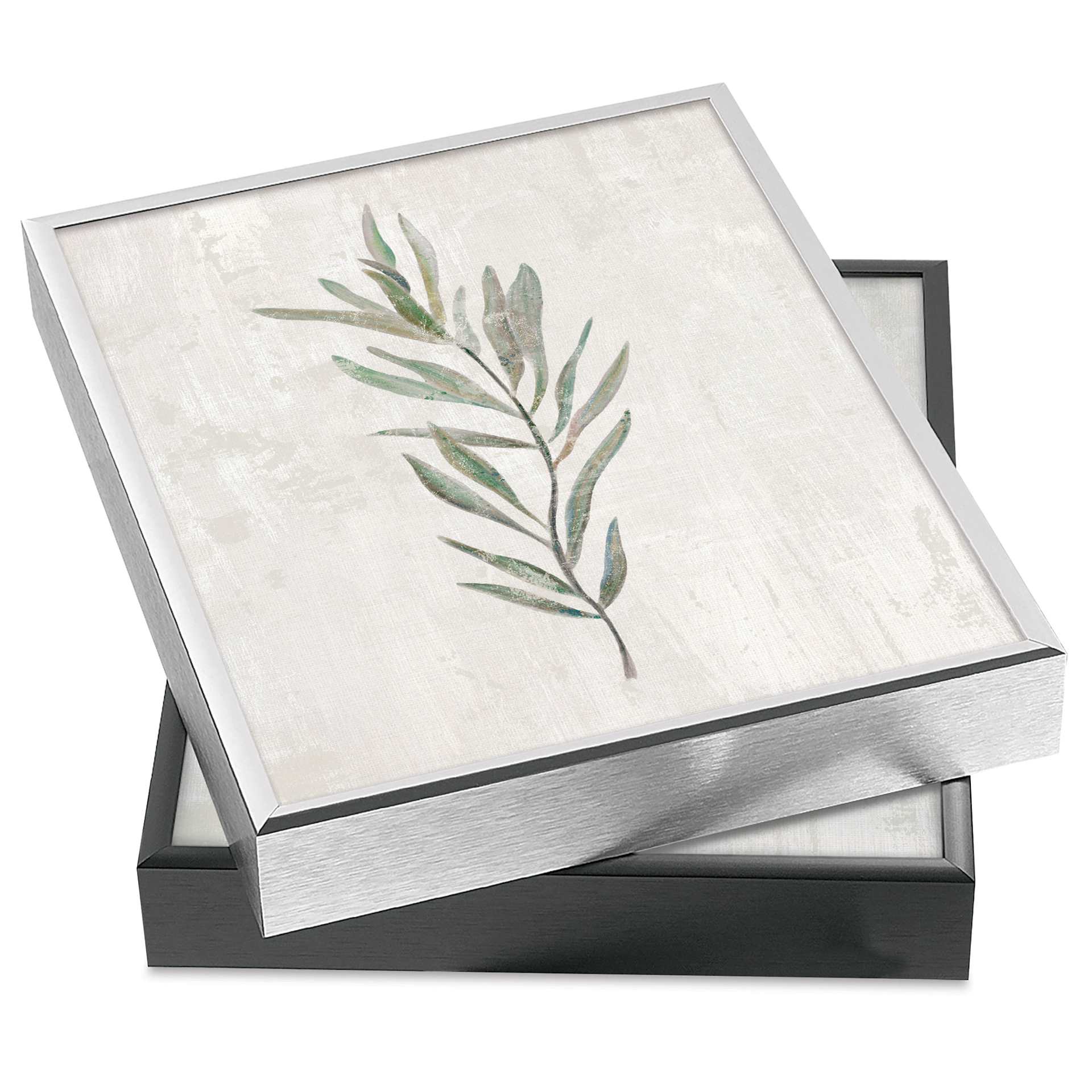 Blick Metal Gallery Frames black and silver laying flat