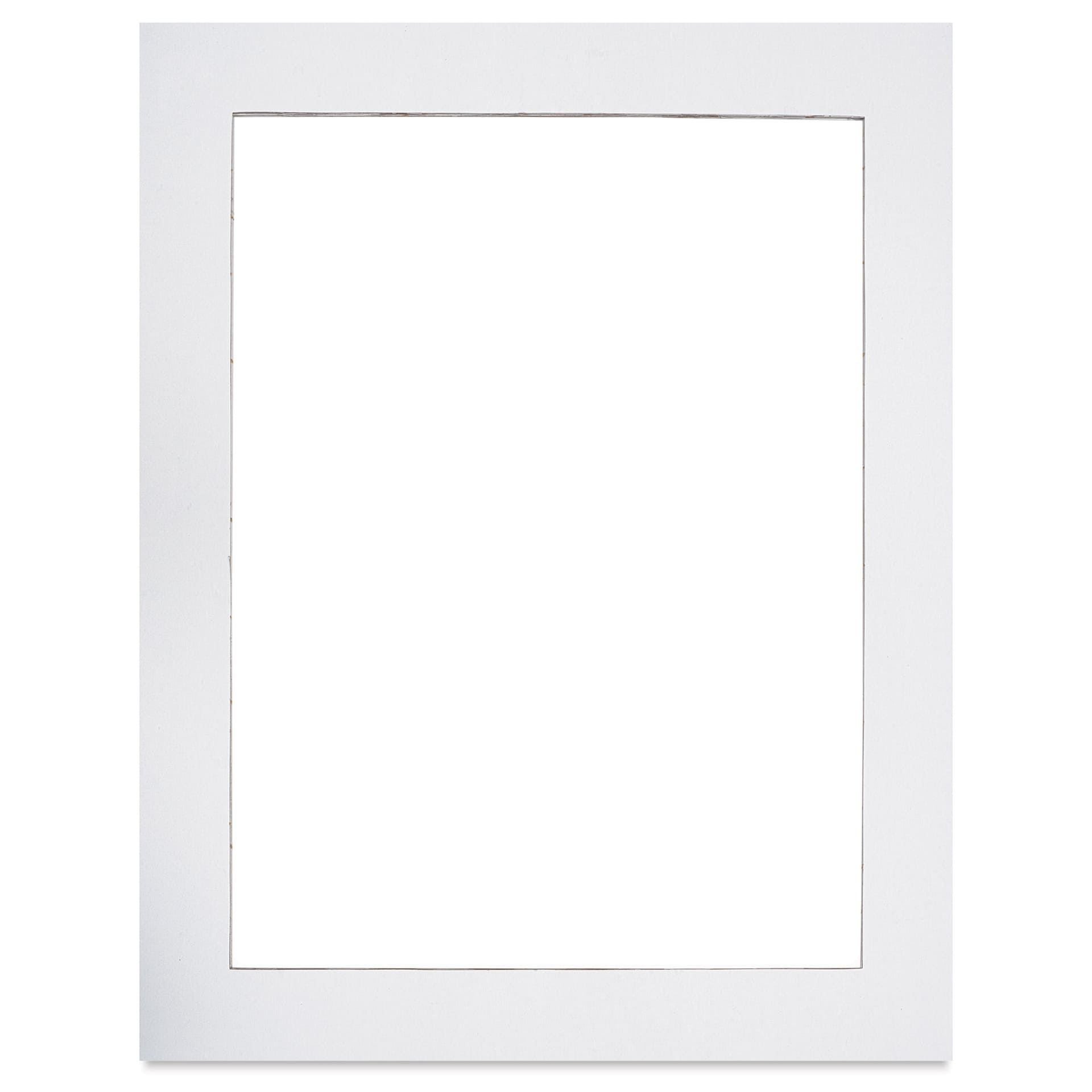 Pre-Cut Mat Frames - White, 22" x 28" (18" x 24" Artwork Size), Pkg of 12, front of mat frame