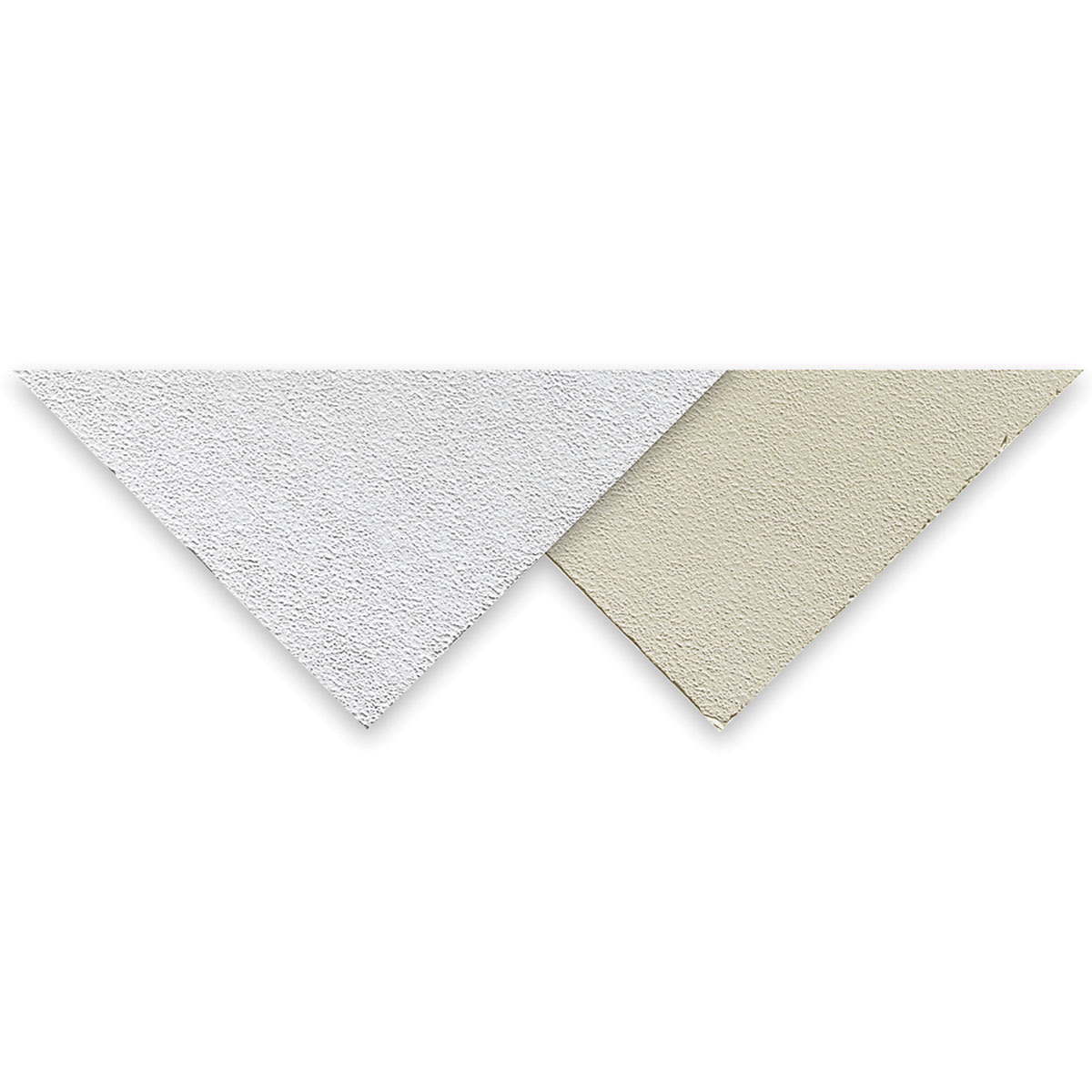 Crescent Berkeley No. 34 Double-Sided Pebble Embossed Matboard - White/Cream, 22" x 28"