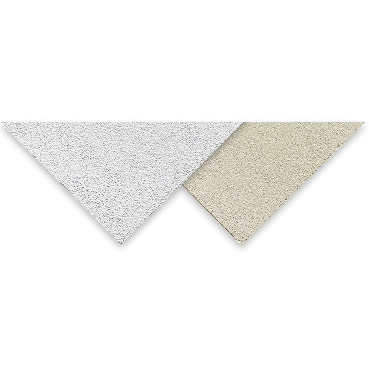 Crescent Berkeley No. 34 Double-Sided Pebble Embossed Matboard - White/Cream, 28" x 44"