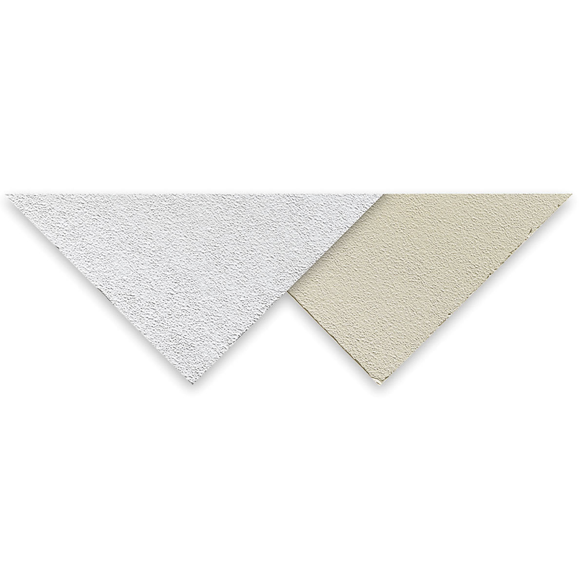Crescent Berkeley No. 34 Double-Sided Pebble Embossed Matboard - White/Cream, 14" x 22"