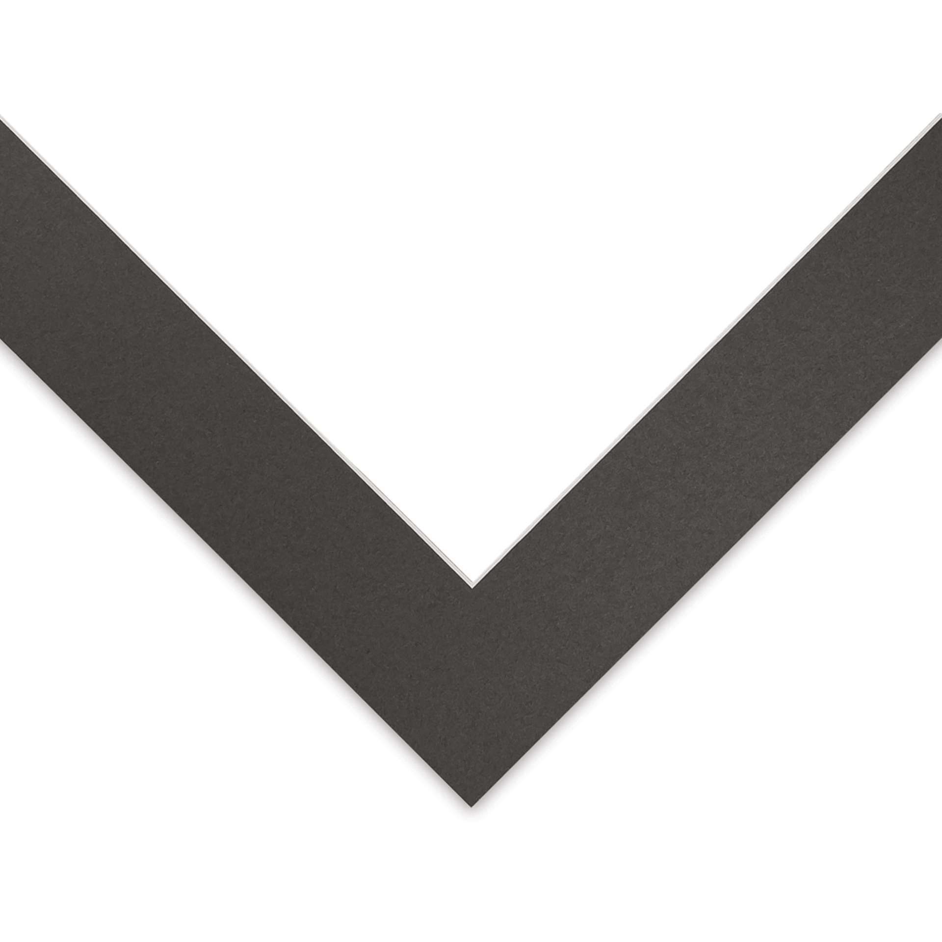 Blick Pre-Cut Mat - Cinder, 16" x 20" (11-3/4" x 15-3/4" Opening)