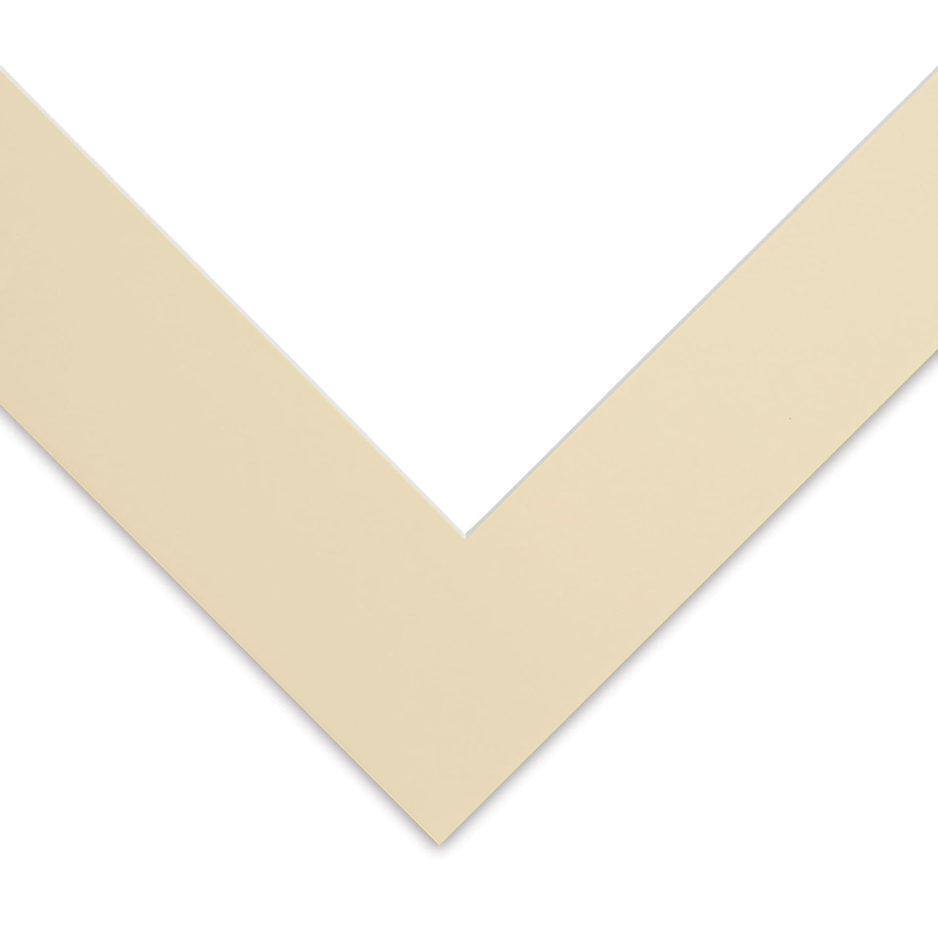 Blick Pre-Cut Mat - Cream, 16" x 20" (10-1/2" x 13-1/2" Opening)