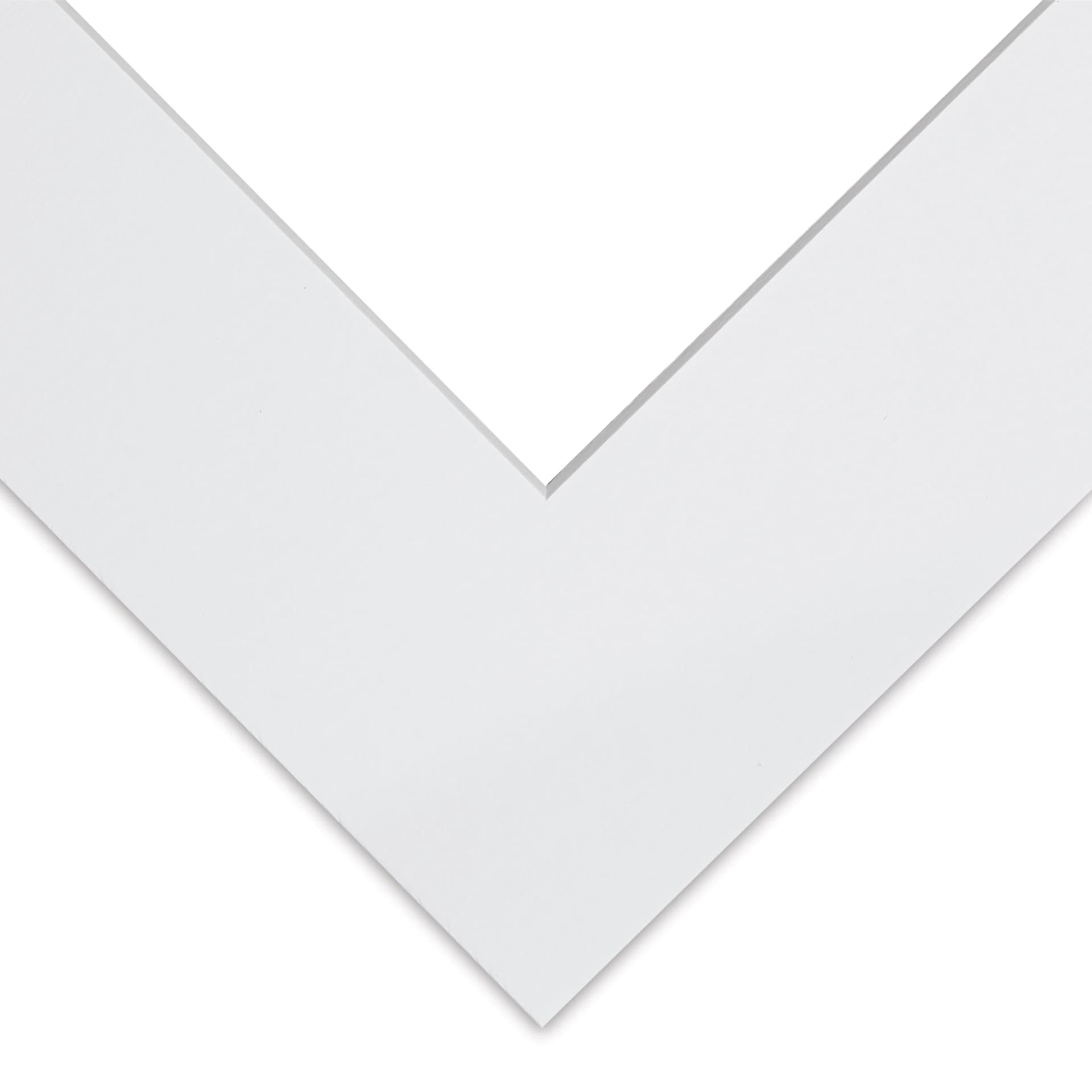 Blick Pre-Cut Mat - Manor White, 8" x 8" (3-3/4" x 3-3/4" Opening)