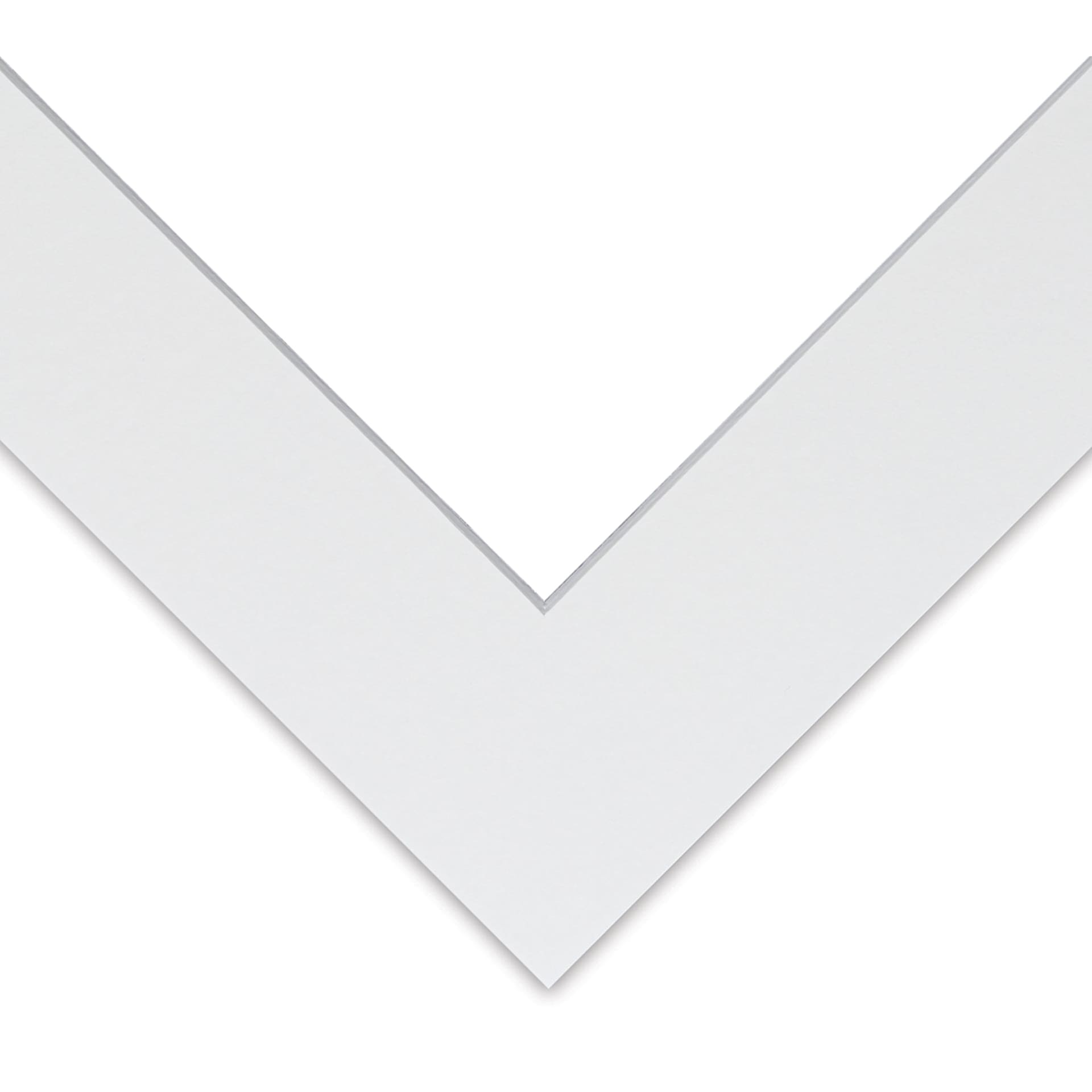 Blick Pre-Cut Mat Single - Manor White, 9" x 12" (5-1/2" x 8-1/2" Opening)