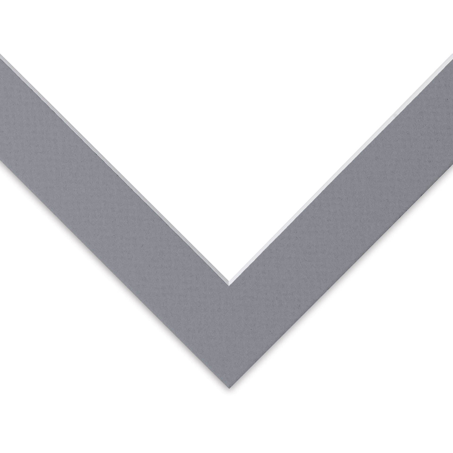 Blick Pre-Cut Mat - Bar Harbor Gray, 8" x 10" (5-3/4" x 7-3/4" Opening)