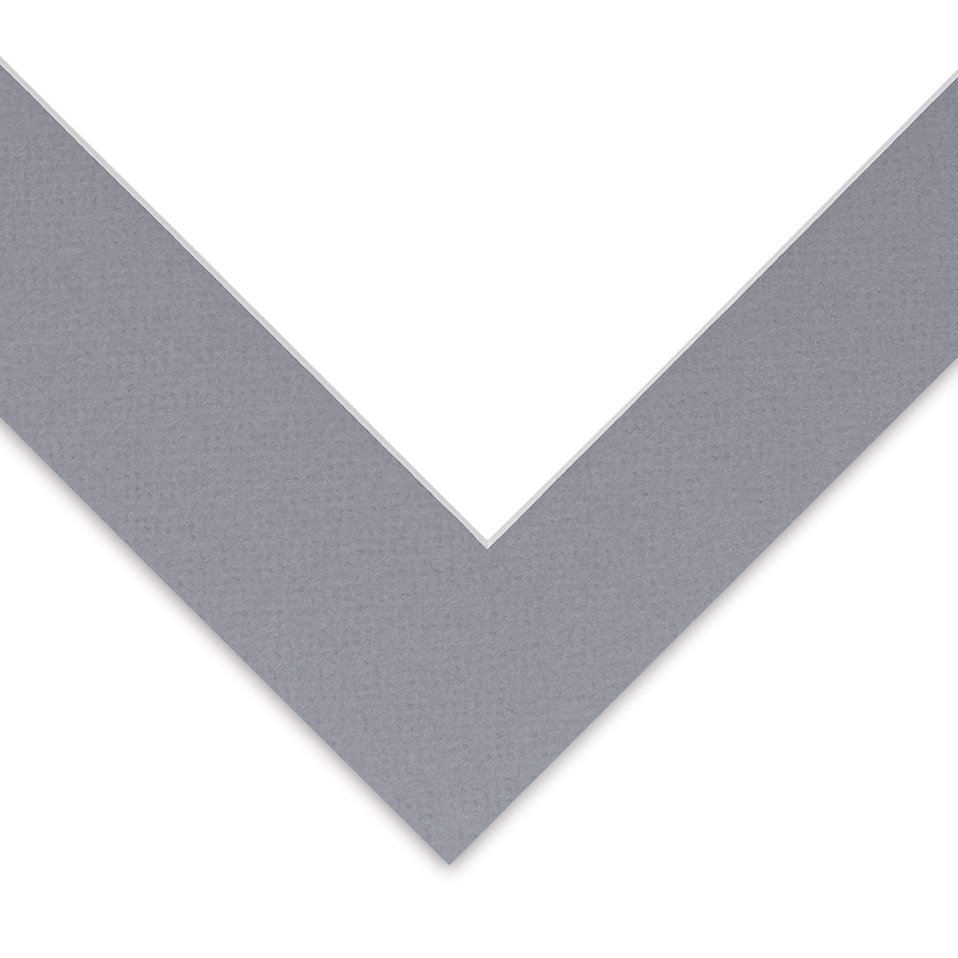 Blick Pre-Cut Mat - Bar Harbor Gray, 11" x 14" (7-1/2" x 9-1/2" Opening)