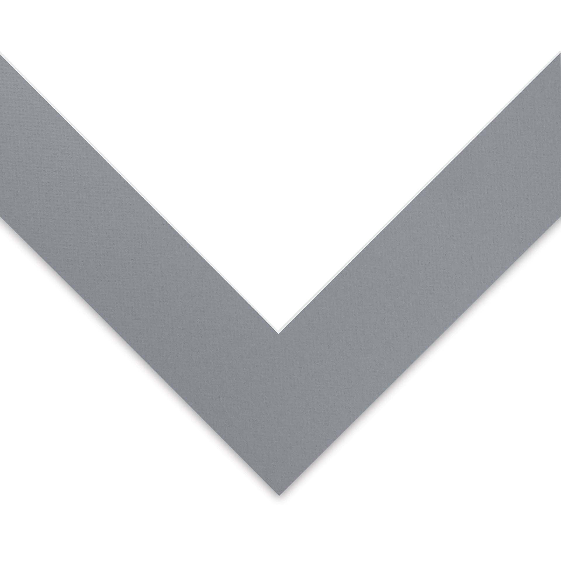 Blick Pre-Cut Mat - Bar Harbor Gray, 18" x 24" (11-3/4" x 17-3/4" Opening)