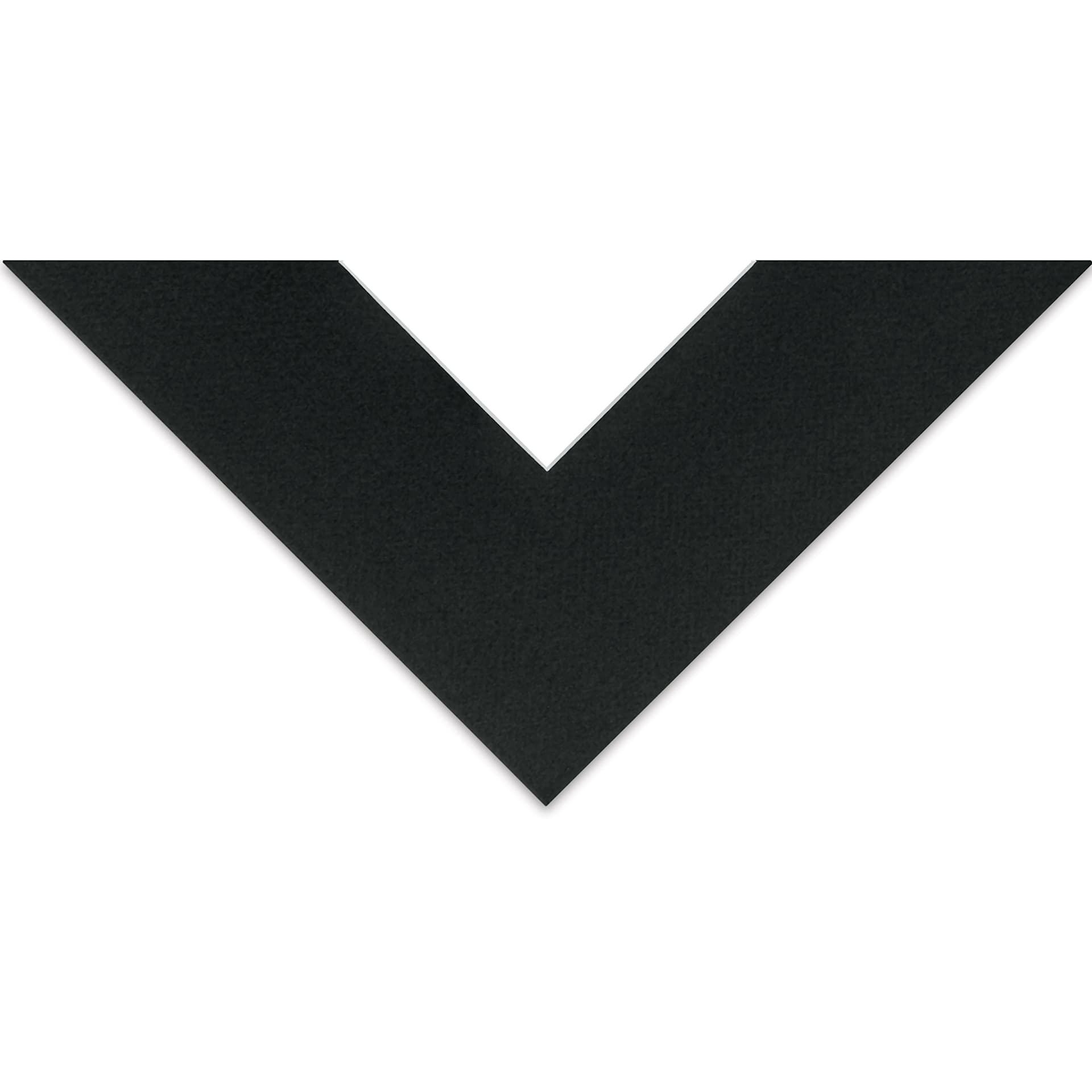 Blick Pre-Cut Mat - Raven Black, 10" x 10" (3-3/4" x 3-3/4" Opening)