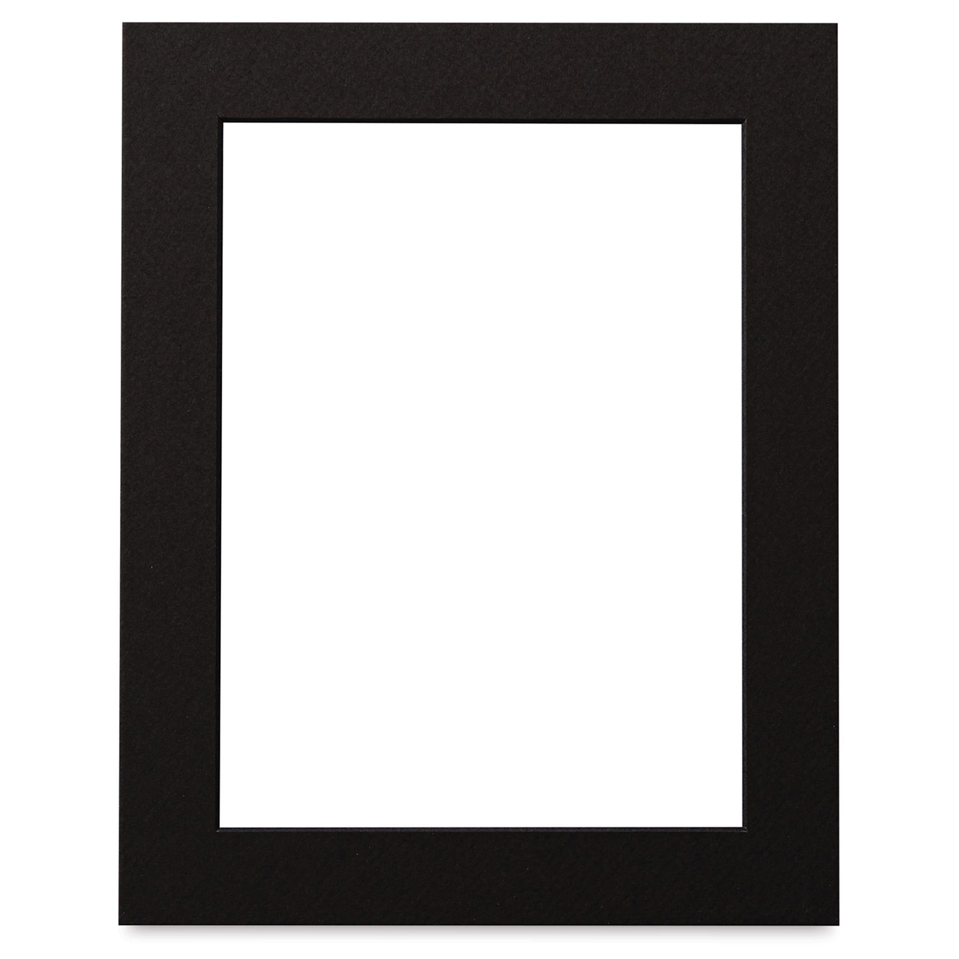 Blick Black Core Pre-Cut Mat - 8" x 10" w/ 5-3/4" x 7-3/4" opening - out of packaging