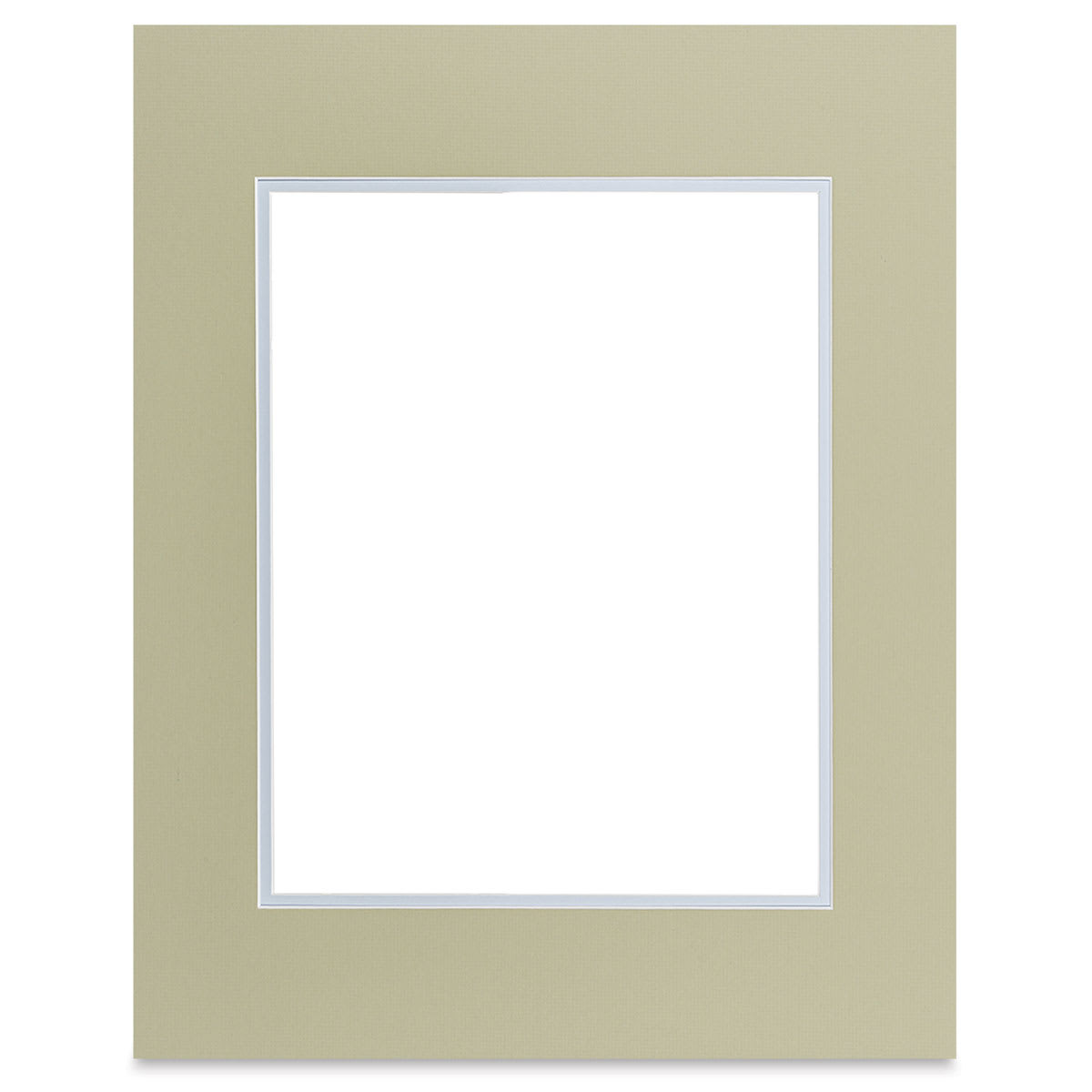 Blick Double Mat - Sauterne / Sheer Blue, 16" x 20" (10-1/2" x 13-1/2" Opening)