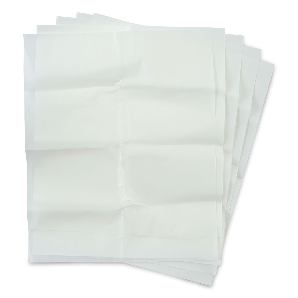 Lineco Acid-Free Glassine Sheets - Fan of 12 Glassine sheets shown