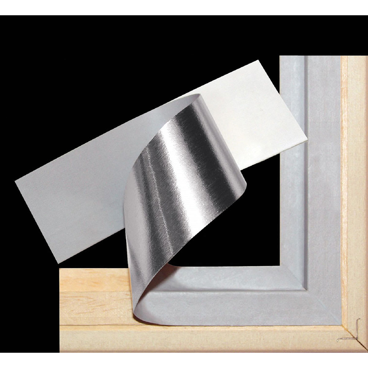 Lineco Frame Sealing Tape applied to frame