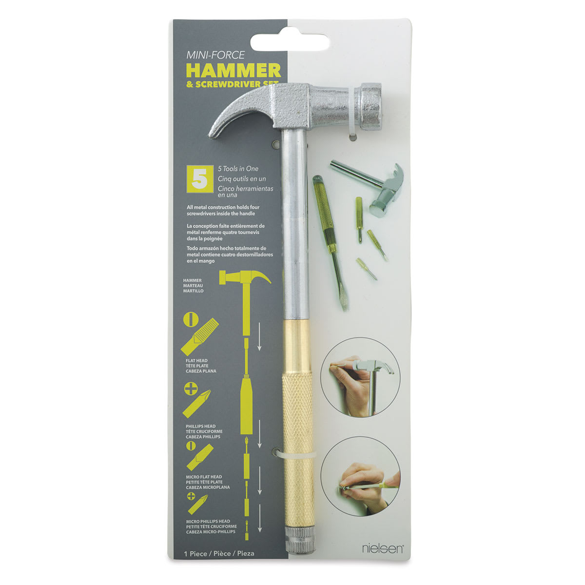 Nielsen Hammer and Screwdriver Set (in packaging)