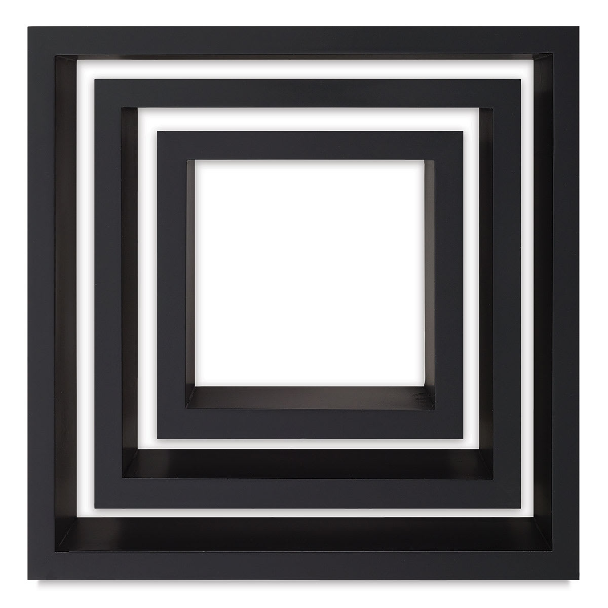 Nielsen Bainbridge Gallery Solutions Decorative Cubes - Set of 3 Black Nested Cubes