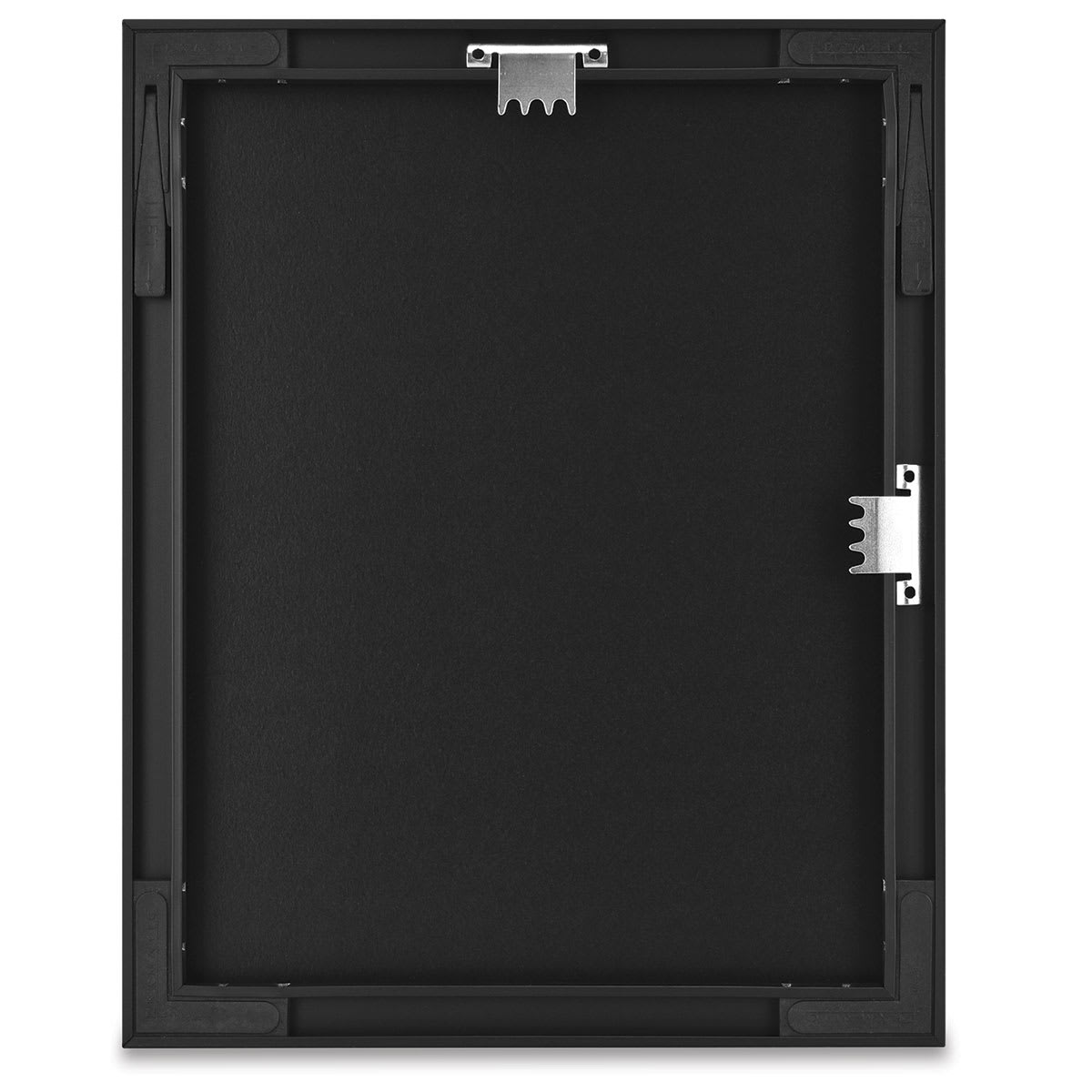MCS Framatic Fineline II Frame - Black, 8" x 10" back with hangers
