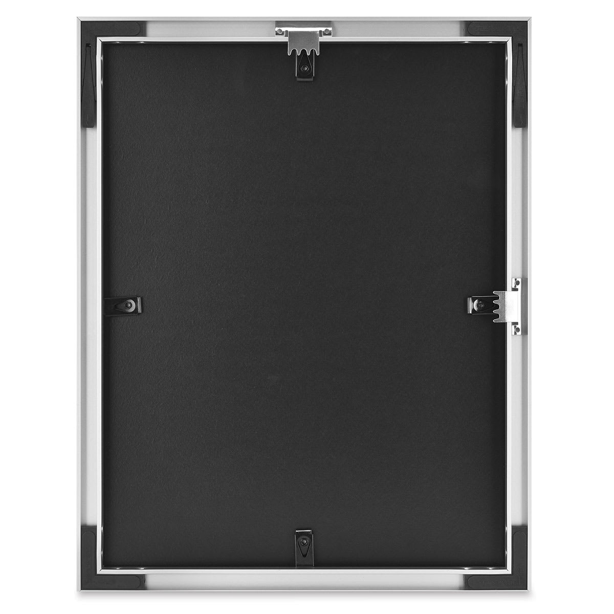 MCS Framatic Fineline II Frame - Silver, 11" x 14" back with hangers