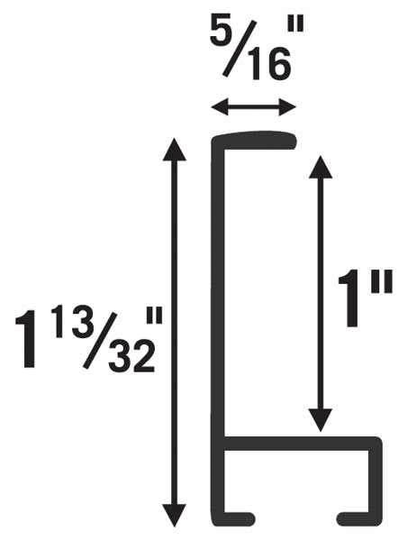 Nielsen Metal Frame Kits Frosted Silver Style 22