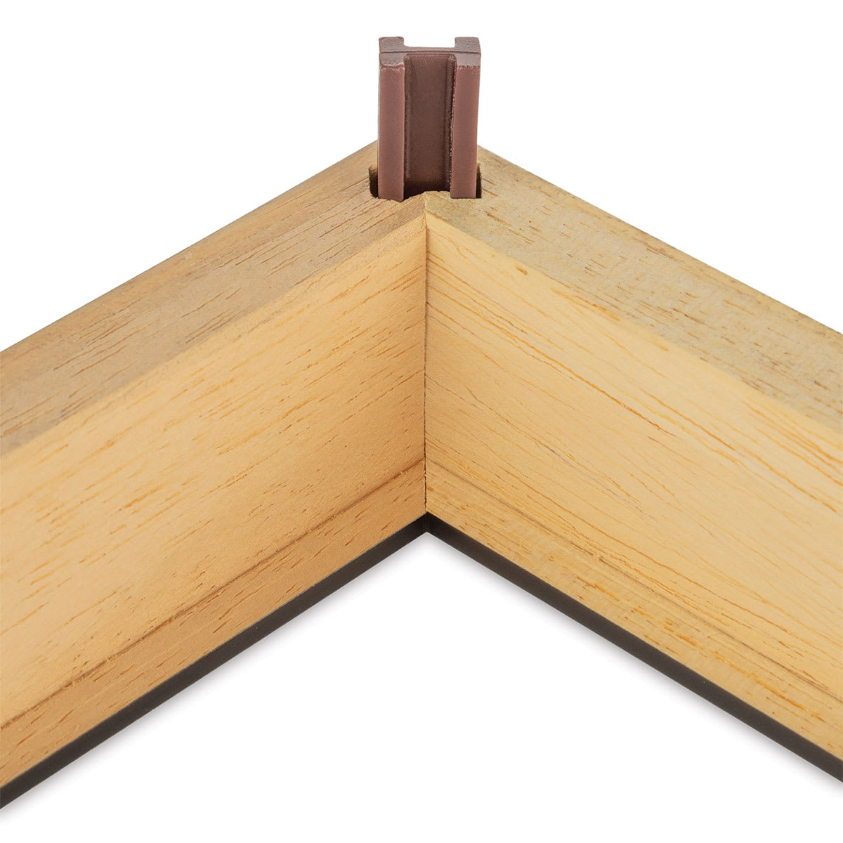 Nielsen Bainbridge Ayous Wood Frame Kit - Closeup of Assembly Example