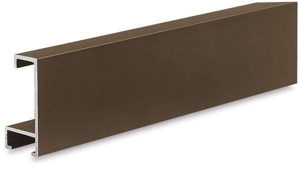 Nielsen Metal Frame Section Style 117 - 29" x 13/16", Frosted Walnut