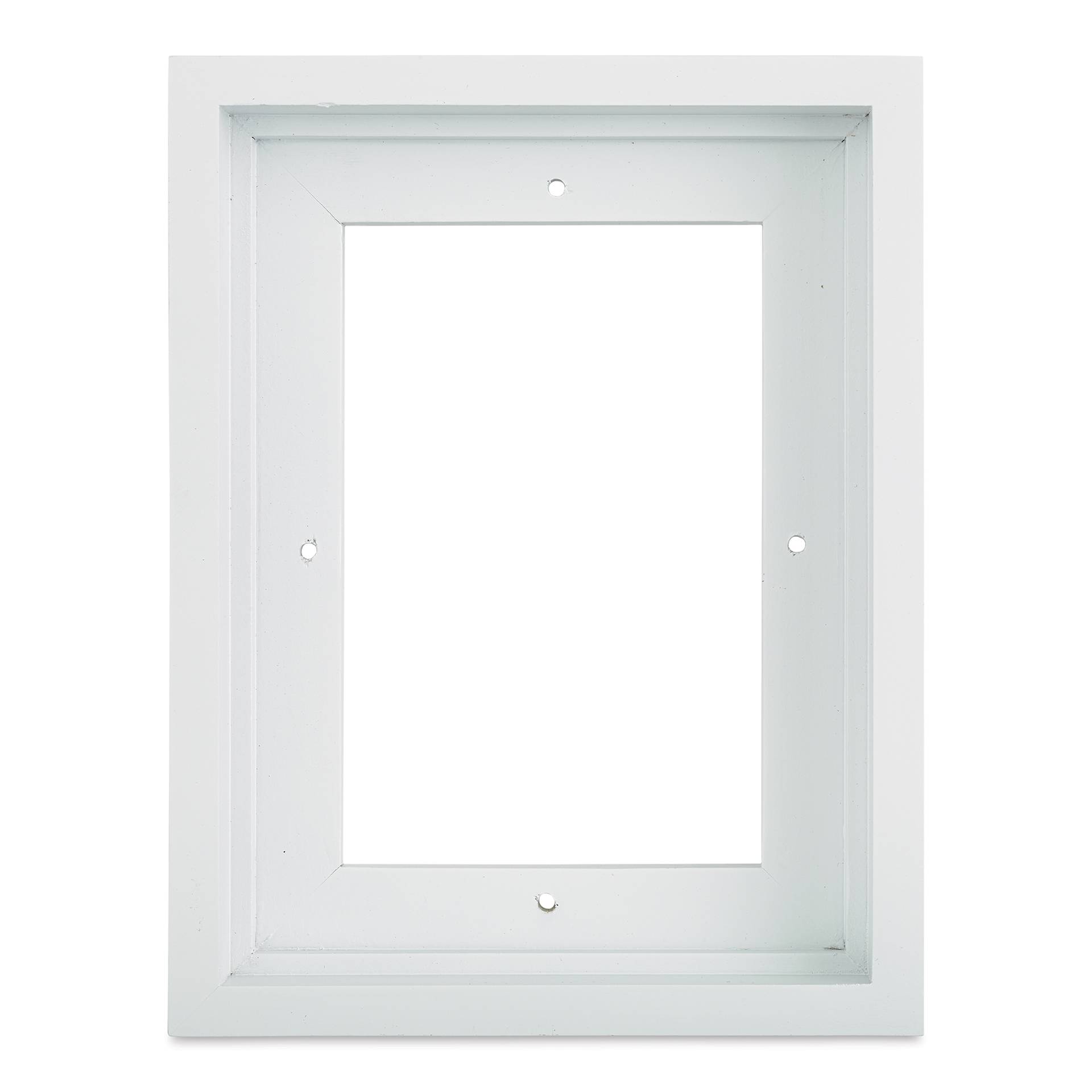 Ampersand Floaterframe - Bold, White, 5" x 7", 7/8", front view