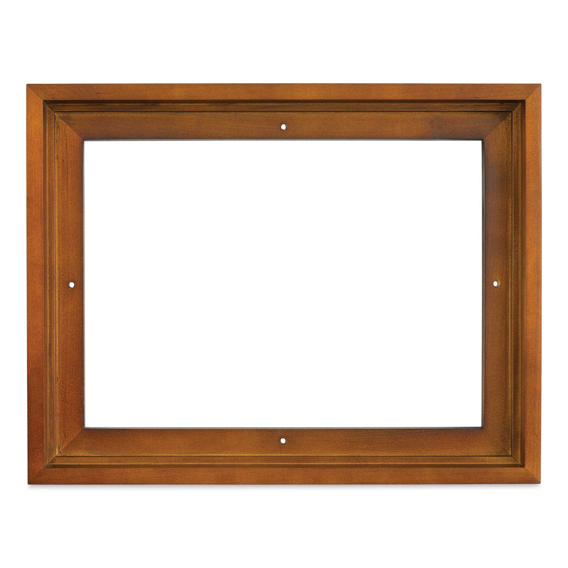 Ampersand Floaterframe - Bold, Walnut, 9" x 12", 7/8", front view