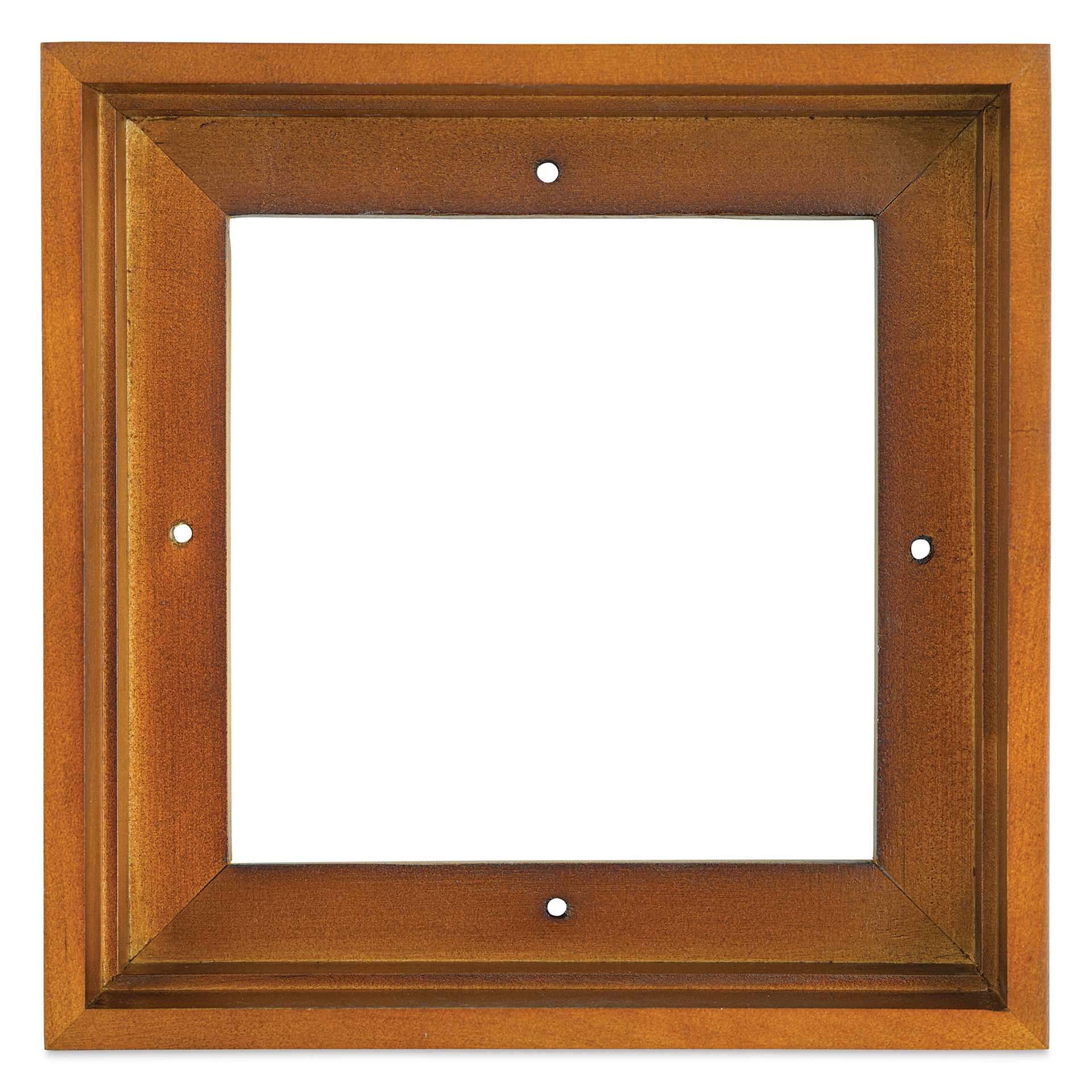 Ampersand Floaterframe - Thin, Walnut, 6" x 6", 1-1/2", front view