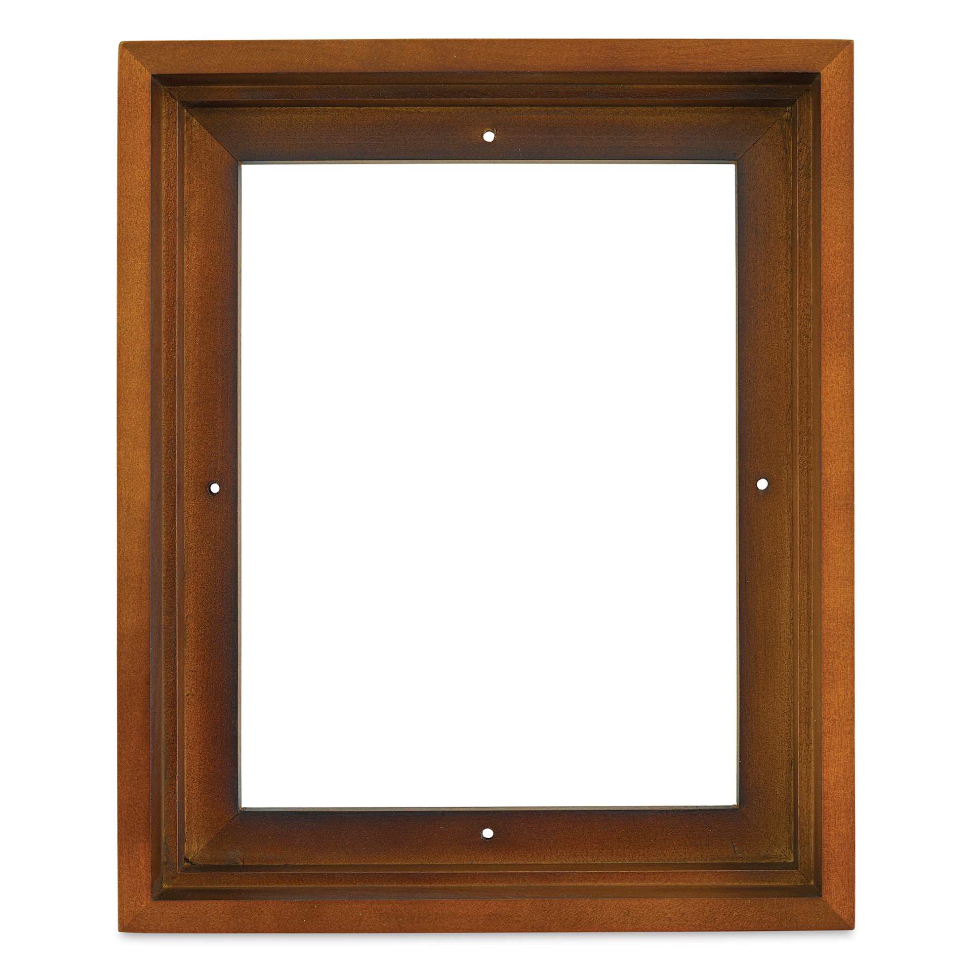 Ampersand Floaterframe - Bold, Walnut, 8" x 10", 1-1/2", front view