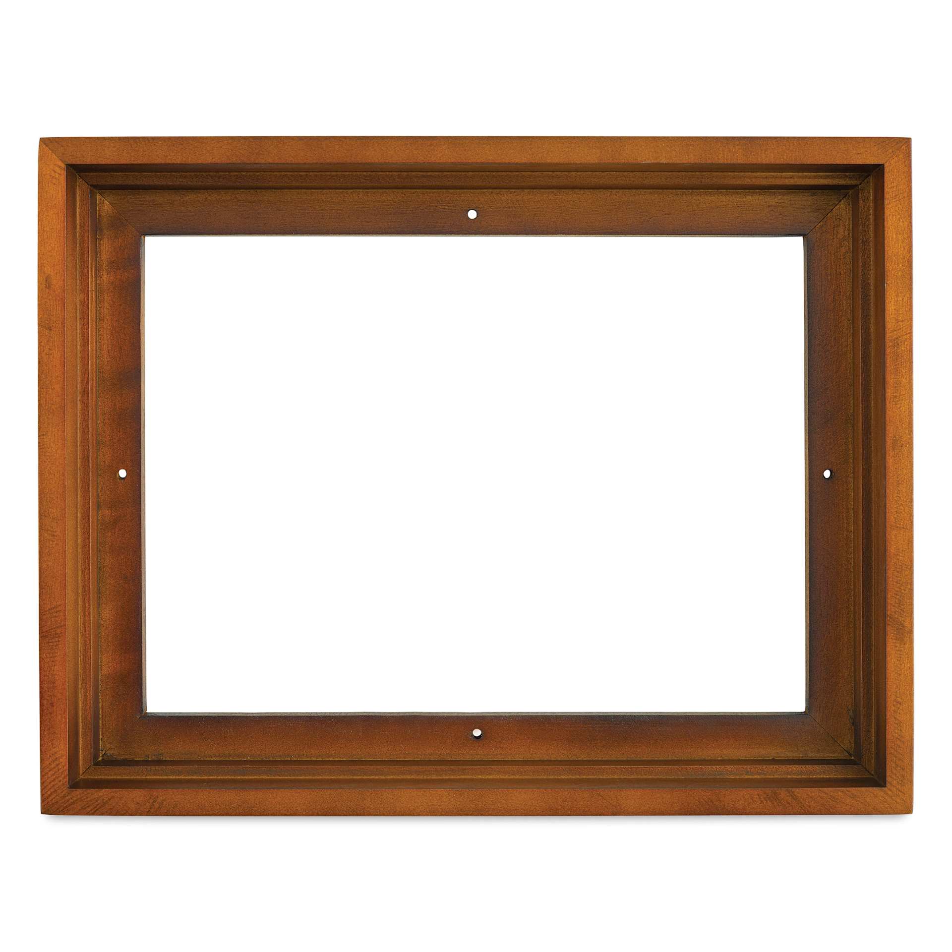 Ampersand Floaterframe - Bold, Walnut, 9" x 12", 1-1/2", front view