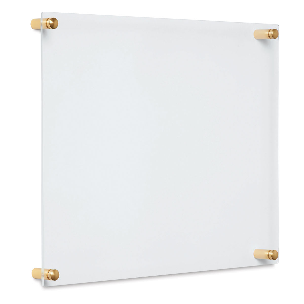 Cool Modern Frames - Angled view of empty 12" x 15" frame with Goldtone hardware 