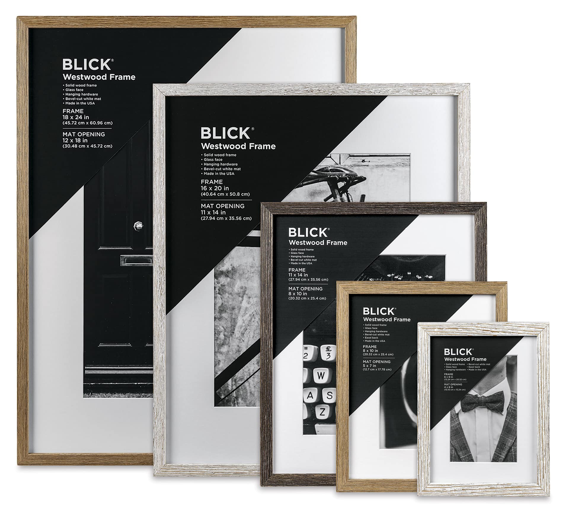 Blick Westwood Frames with Mat, different finishes and sizes