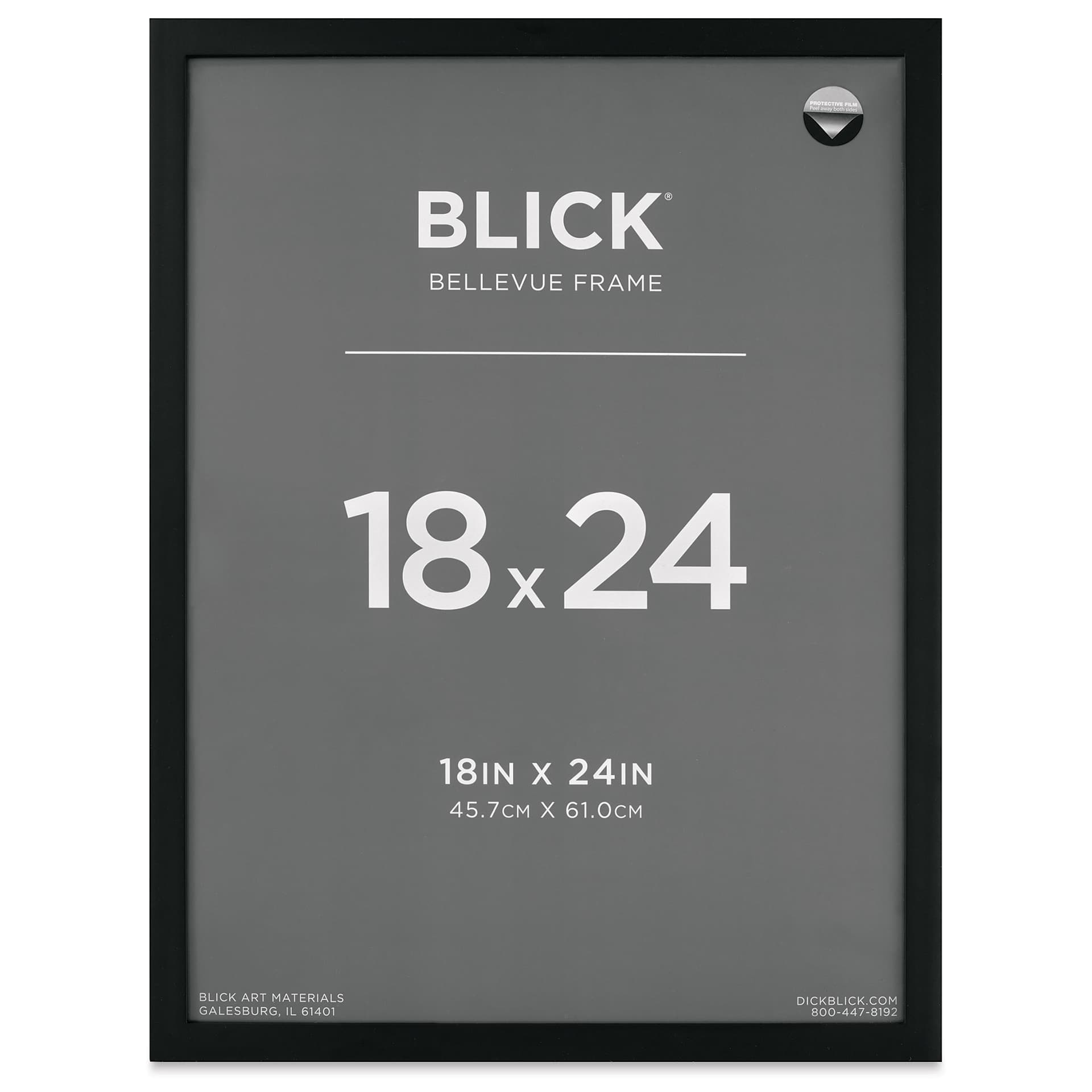 Blick Bellevue Frame - Black, 18" x 24", front of frame