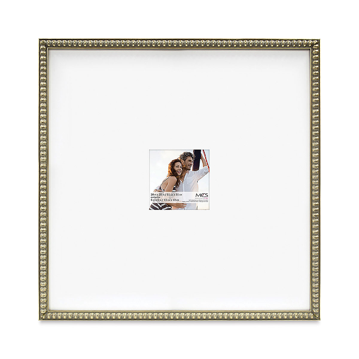 MCS Thin Bead Frames - Front view of square frame 