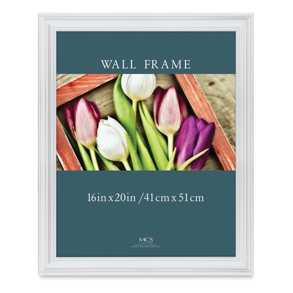 MCS Monarch Frame - White, 16" x 20"