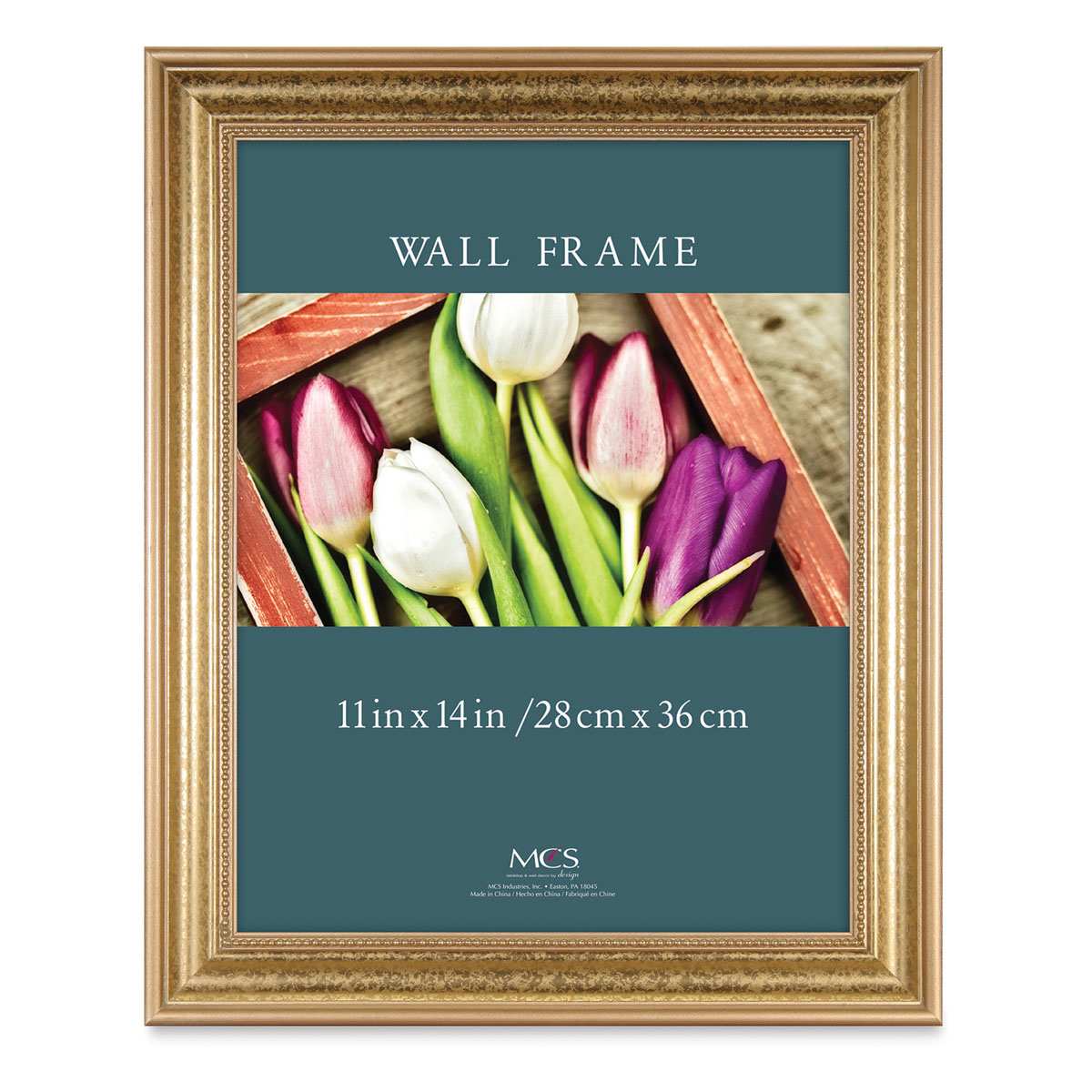 MCS Monarch Frame - Gold Bead, 11" x 14"