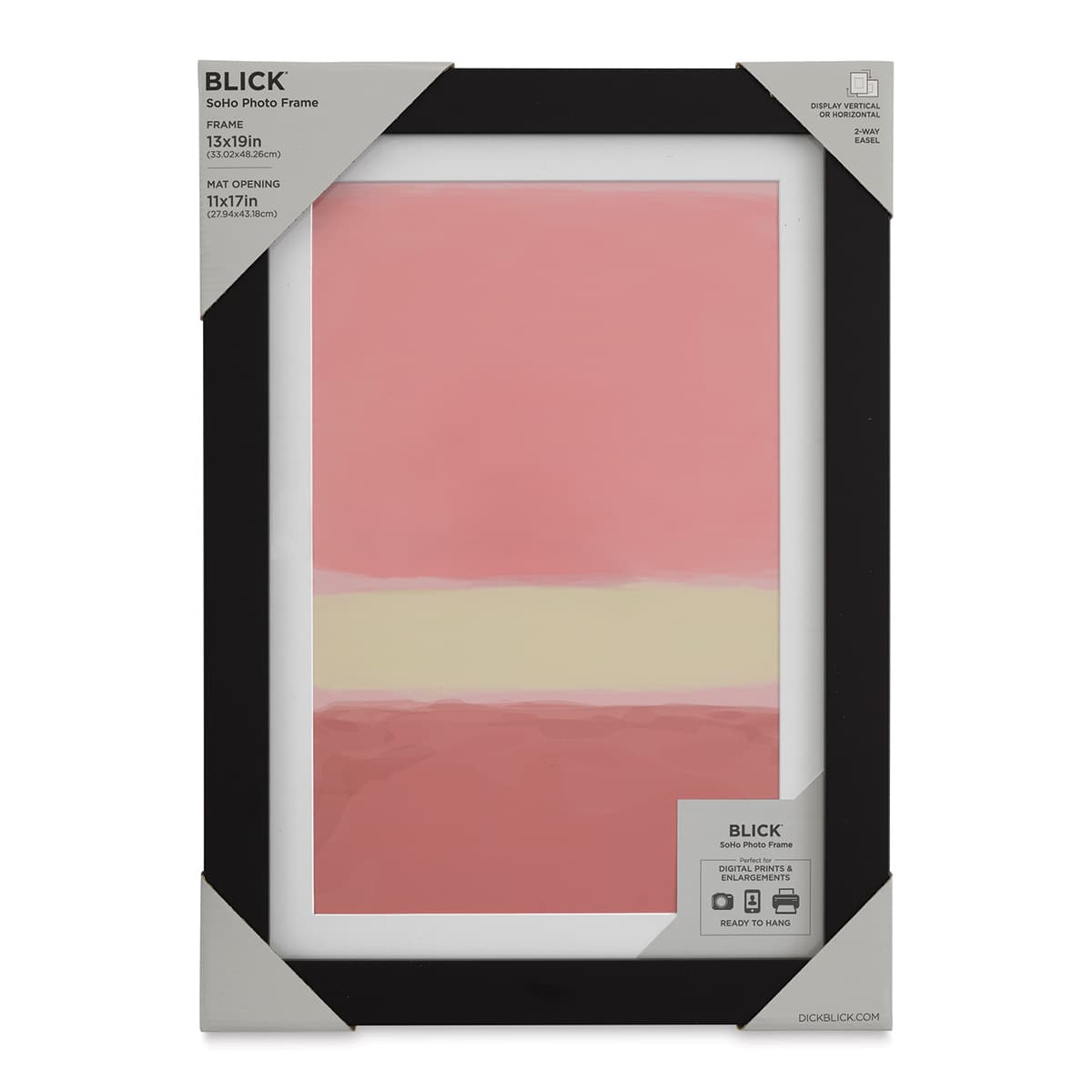 Blick Gallery Frame - Black, 13" x 19" (In packaging)