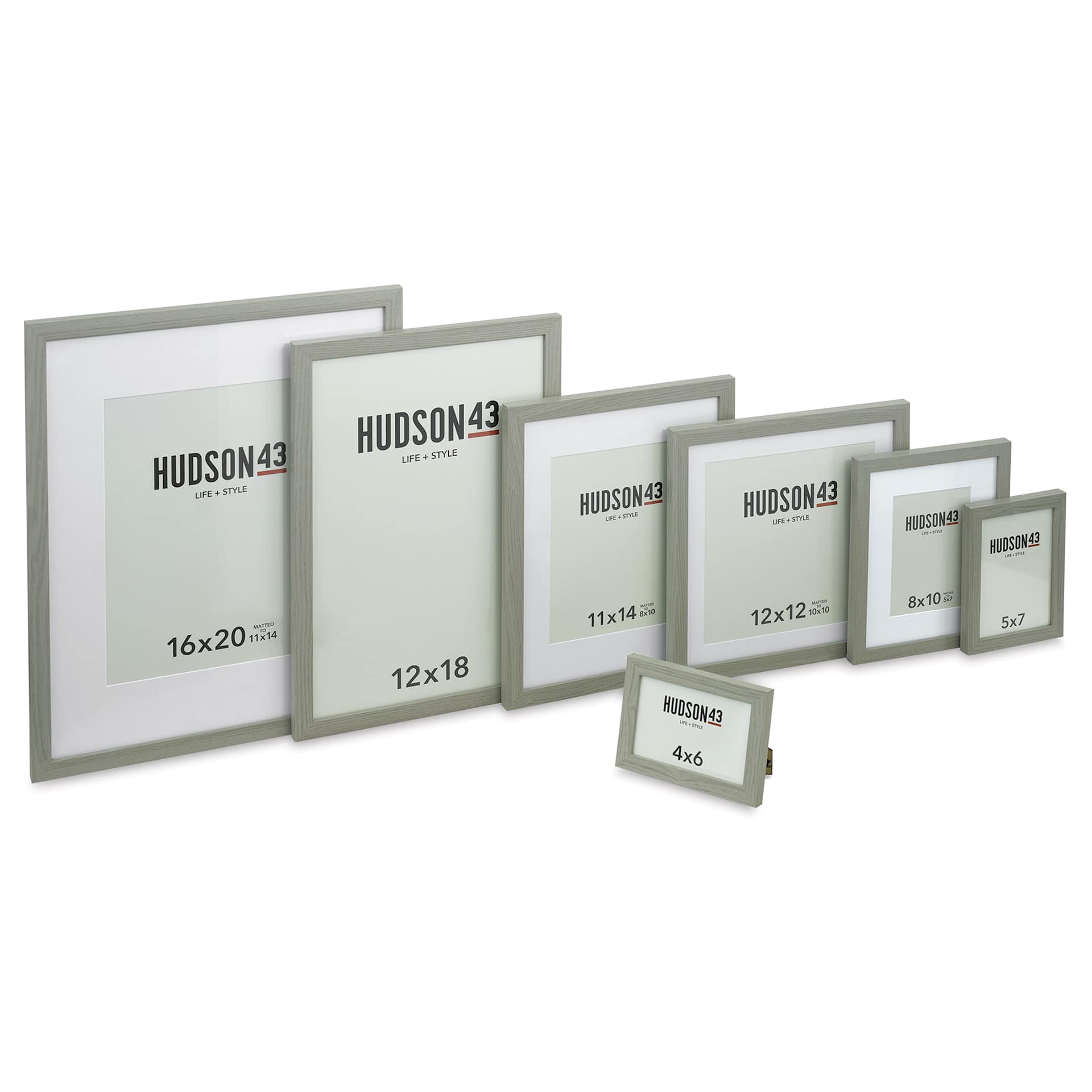 Hudson 43 Gallery Frames - Gray (All available sizes) Hudson 43 Gallery Frames - Gray (All available sizes)