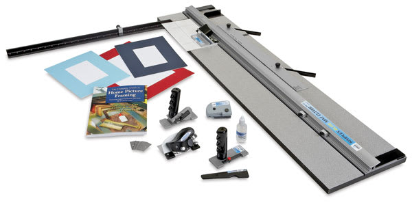 Model 750 Simplex Elite Mat Cutter, Tools and Instructions shown