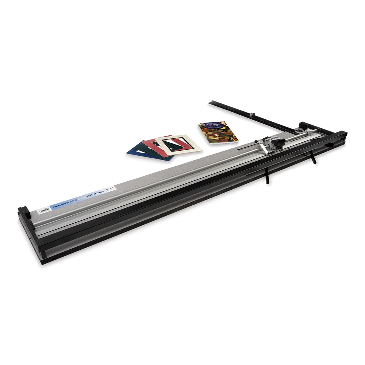 Logan Framer's Edge 660-1 Elite Mat Cutter - 60" shown with cut matboard examples