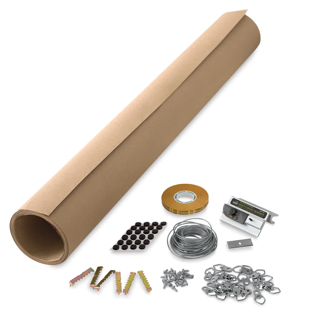 Logan Frame Backing Kit - Components of Kit shown