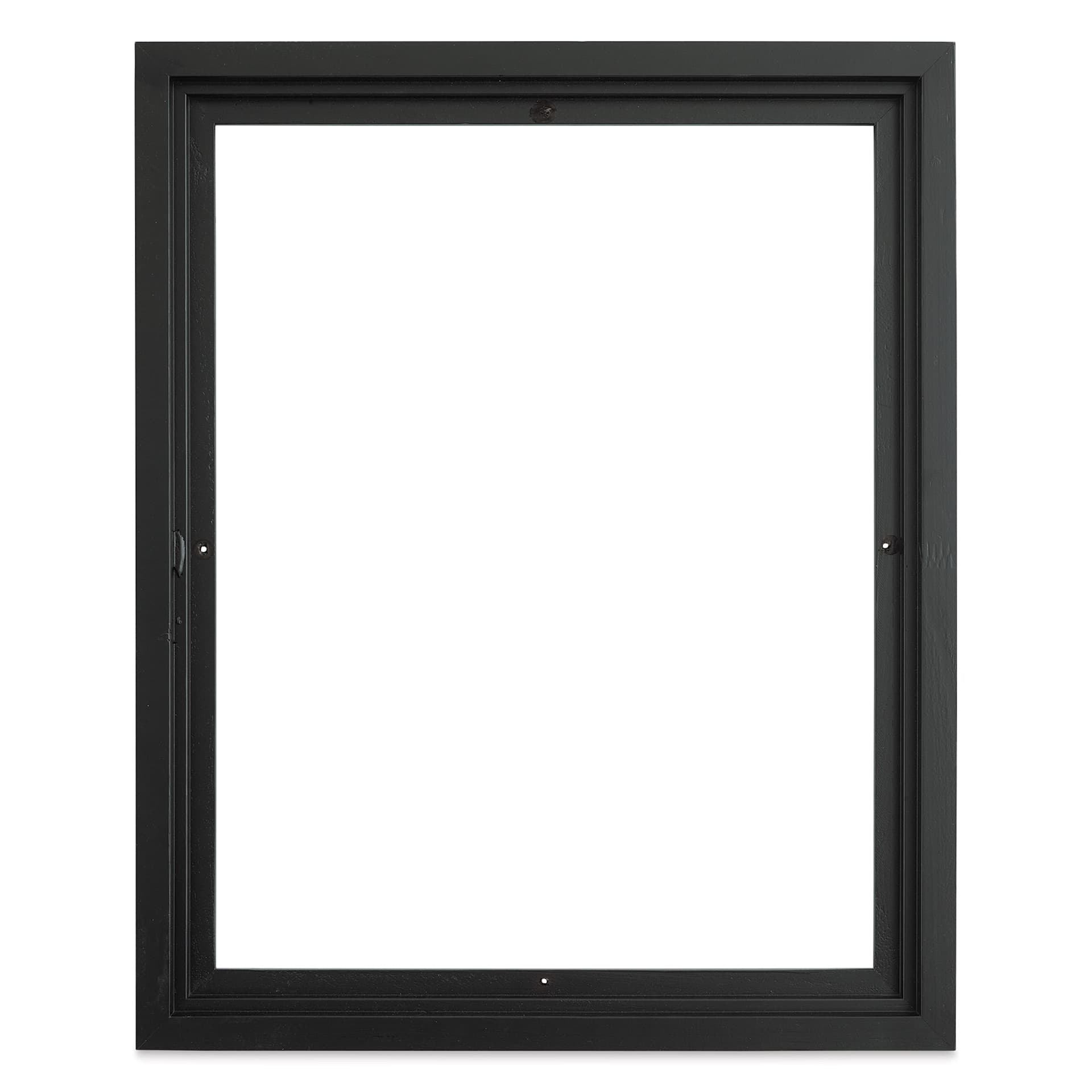 Blick Solid Wood Floater Frame - Black, 16" x 20", Front