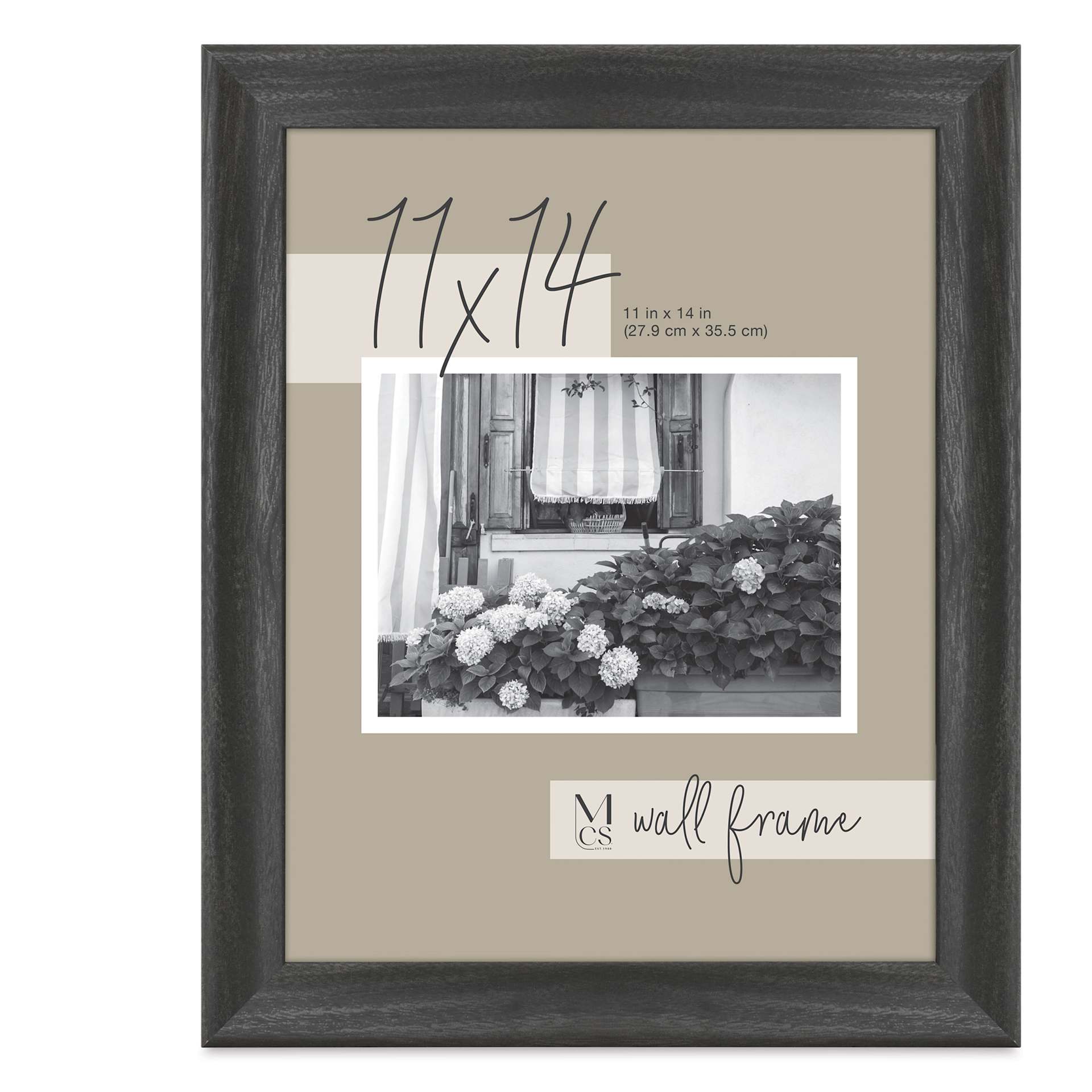 MCS Classic Edge Frame - 11" x 14", Black