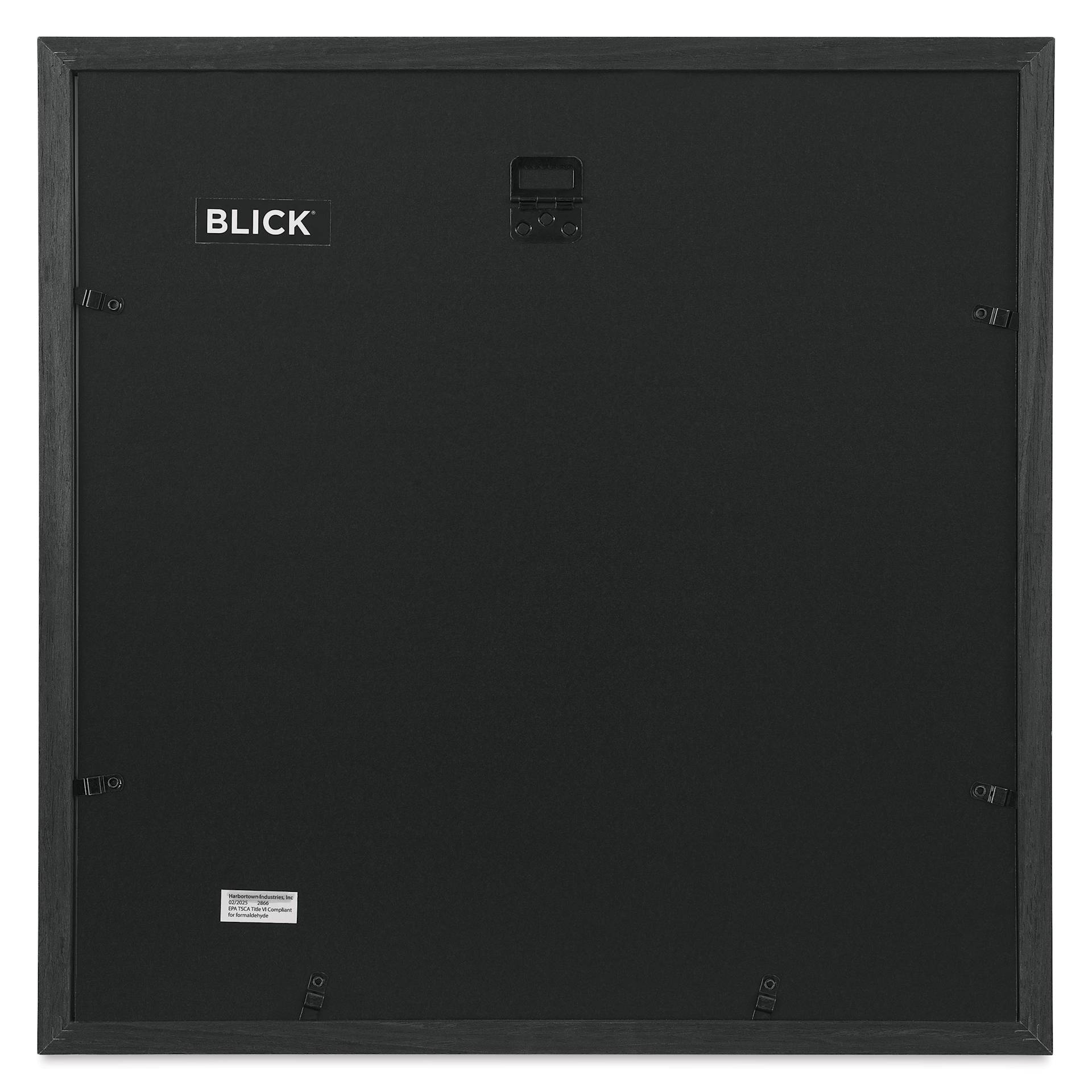 Blick Theo Frame with Mat - Charcoal, 16" x 16" back