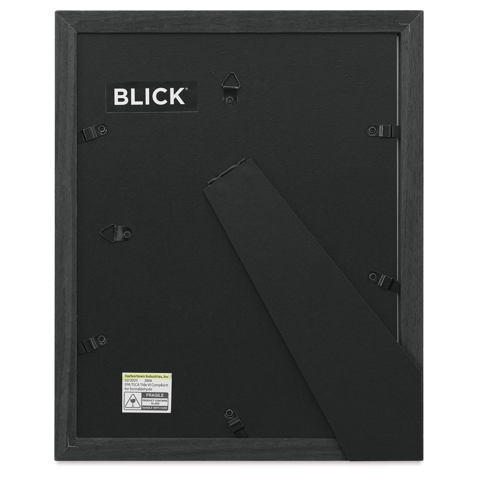 Blick Theo Frame with Mat - Charcoal, 8" x 10" with easel back