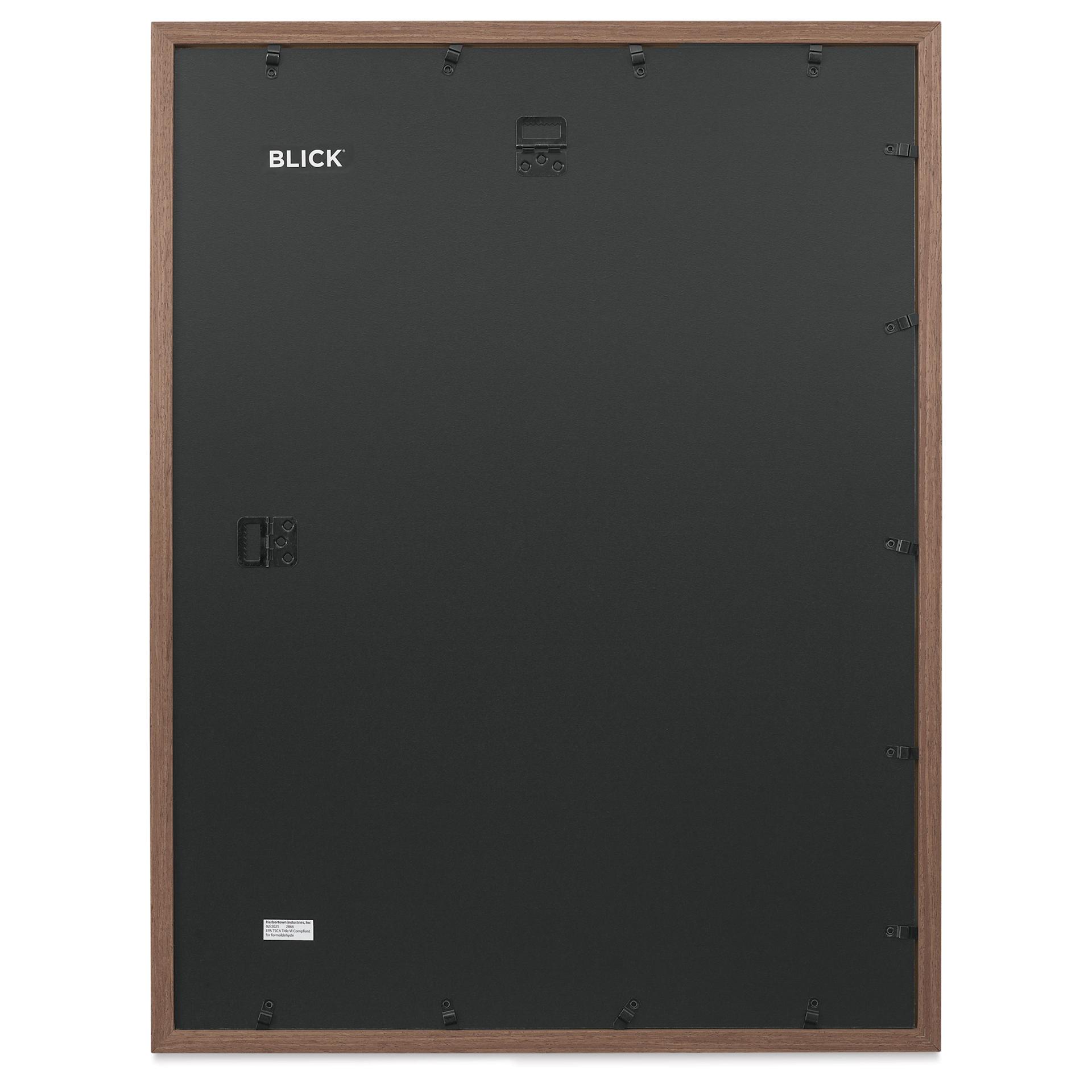 Blick Theo Frame with Mat - Walnut, 18" x 24" back