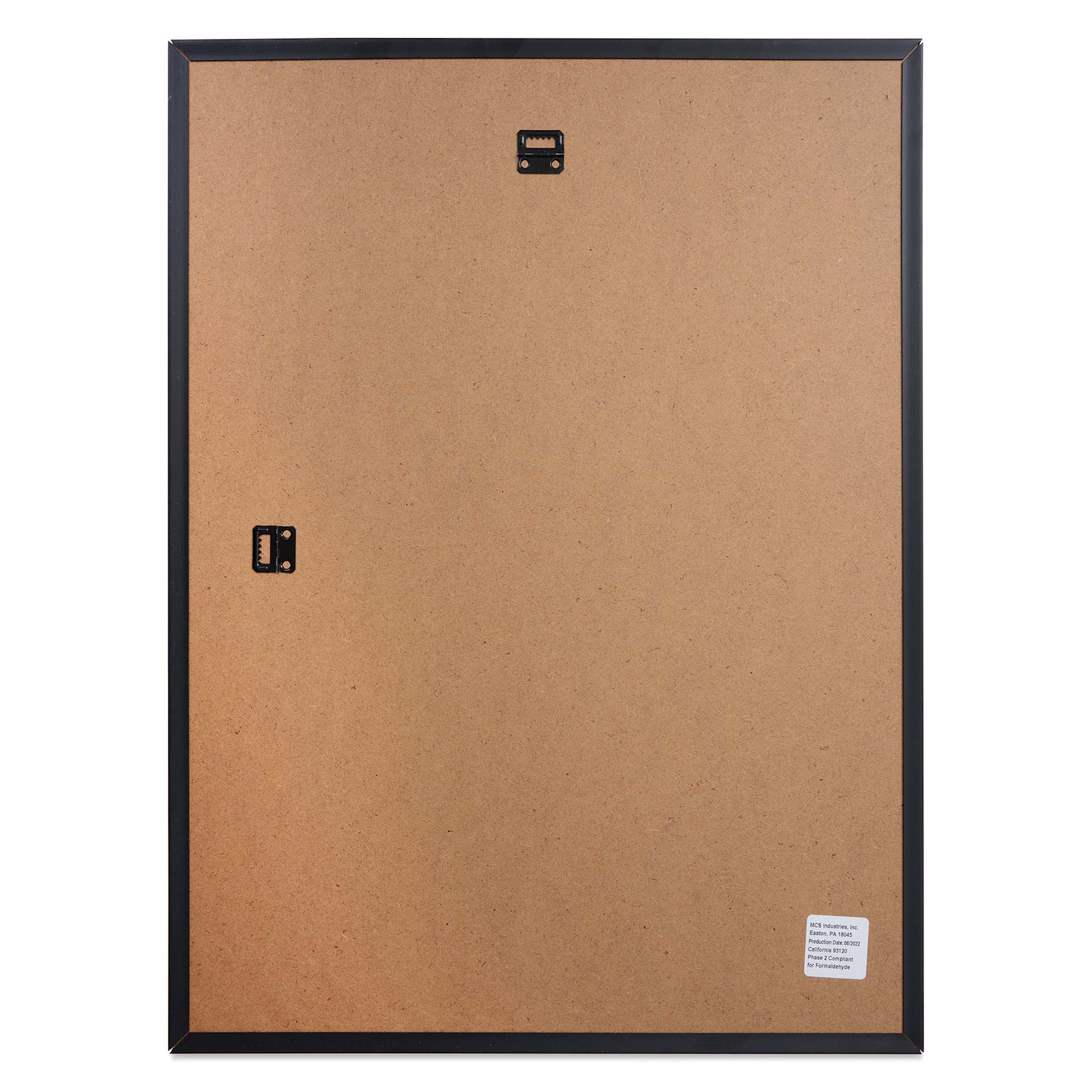 MCS Large Format Gloss Poster Frame - 18" x 24" Black, back