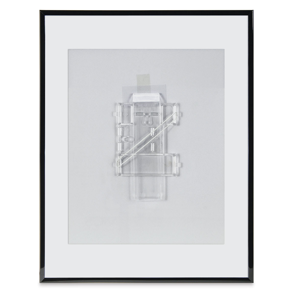 MCS Float Frame - Black, 8" x 10" (Back of Frame Shown)
