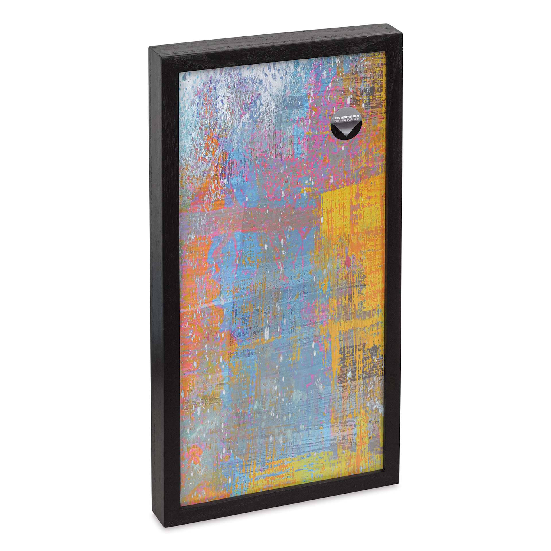 Blick Wood Gallery Frame - Black, 10" x 20" side view
